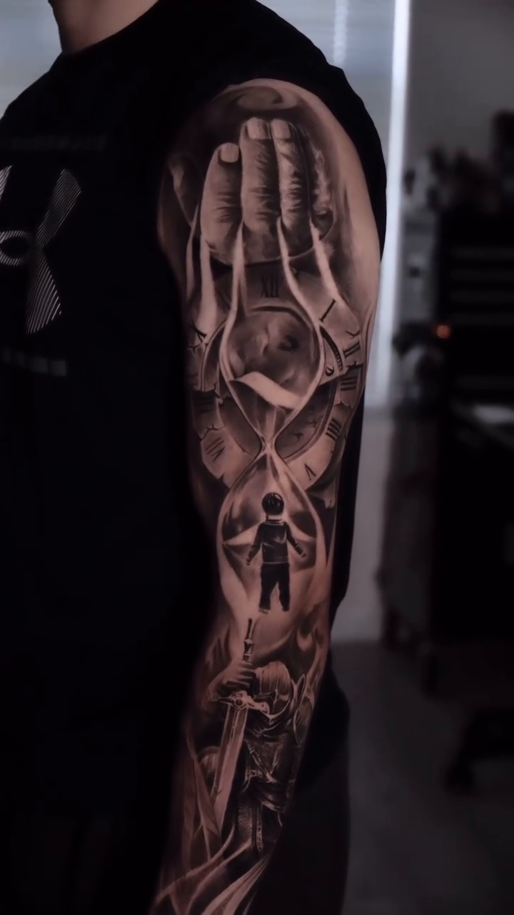 Tattoo by @murdock_manuel — realism, black_and_grey