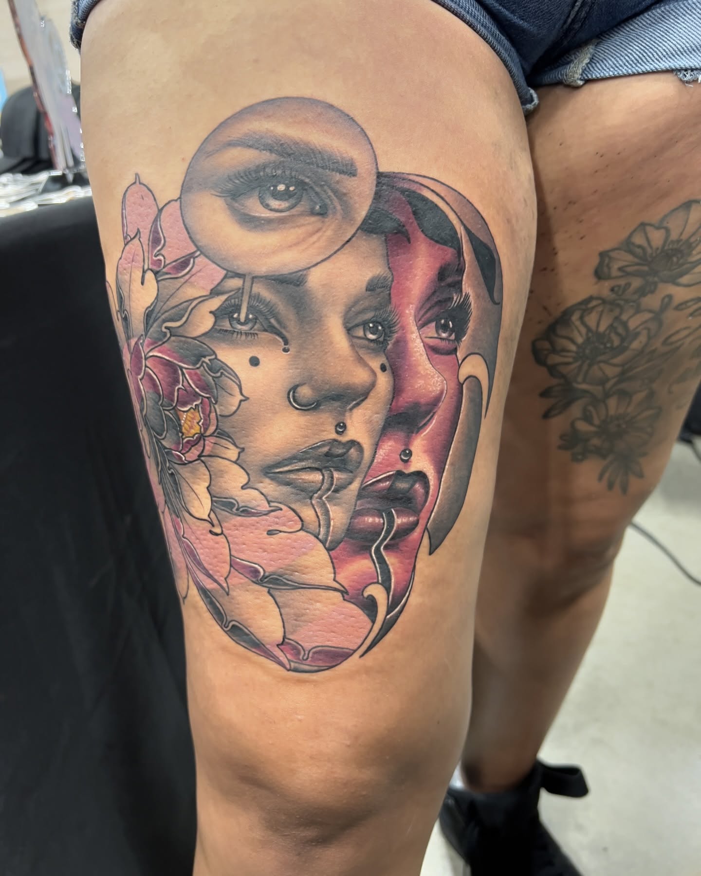 Tattoo by @gbarreratattoos — realism, dotwork