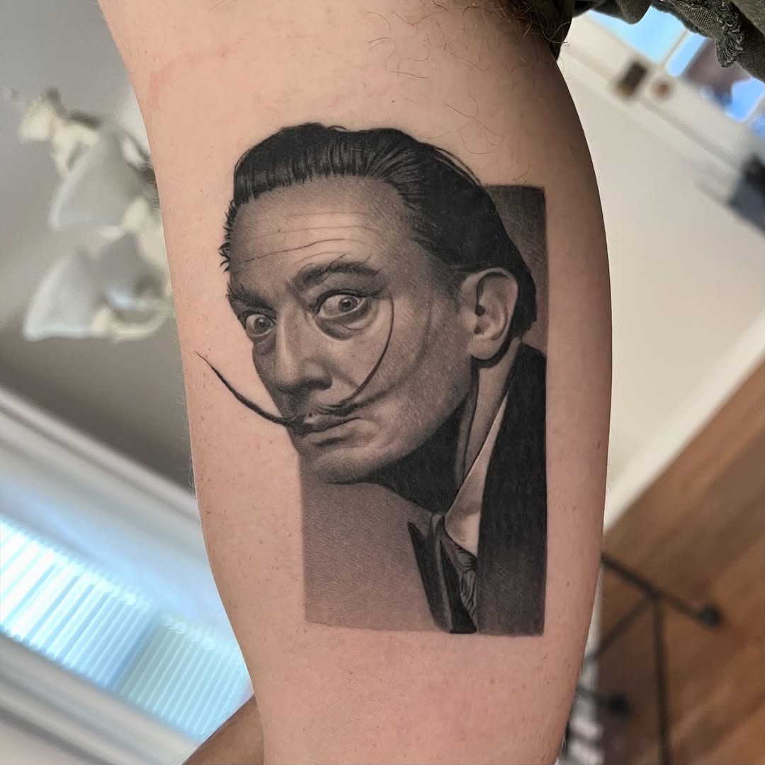 Tattoo by @tattoobilljohenning — realism, black_and_grey