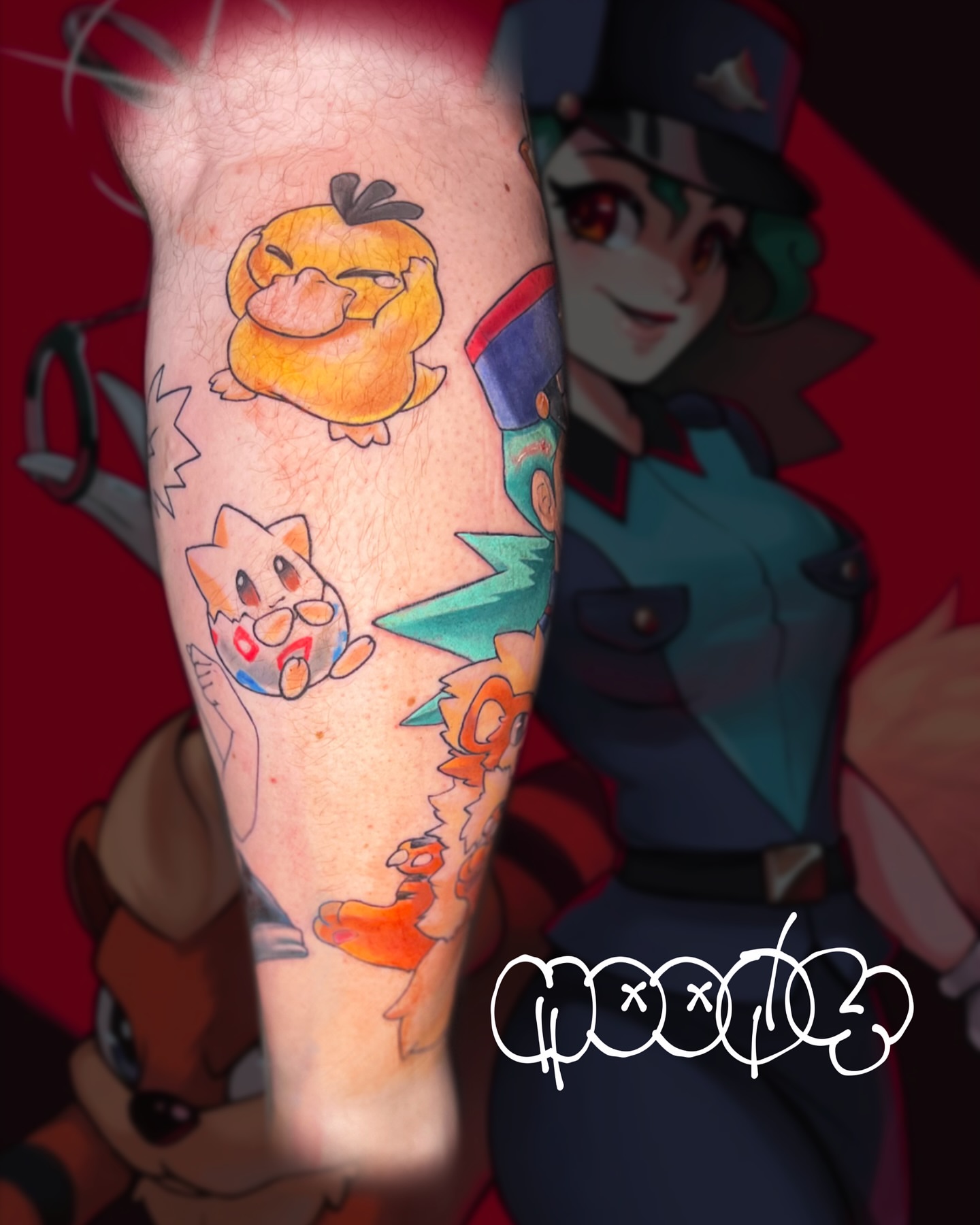 Tattoo by @madam.moony — anime