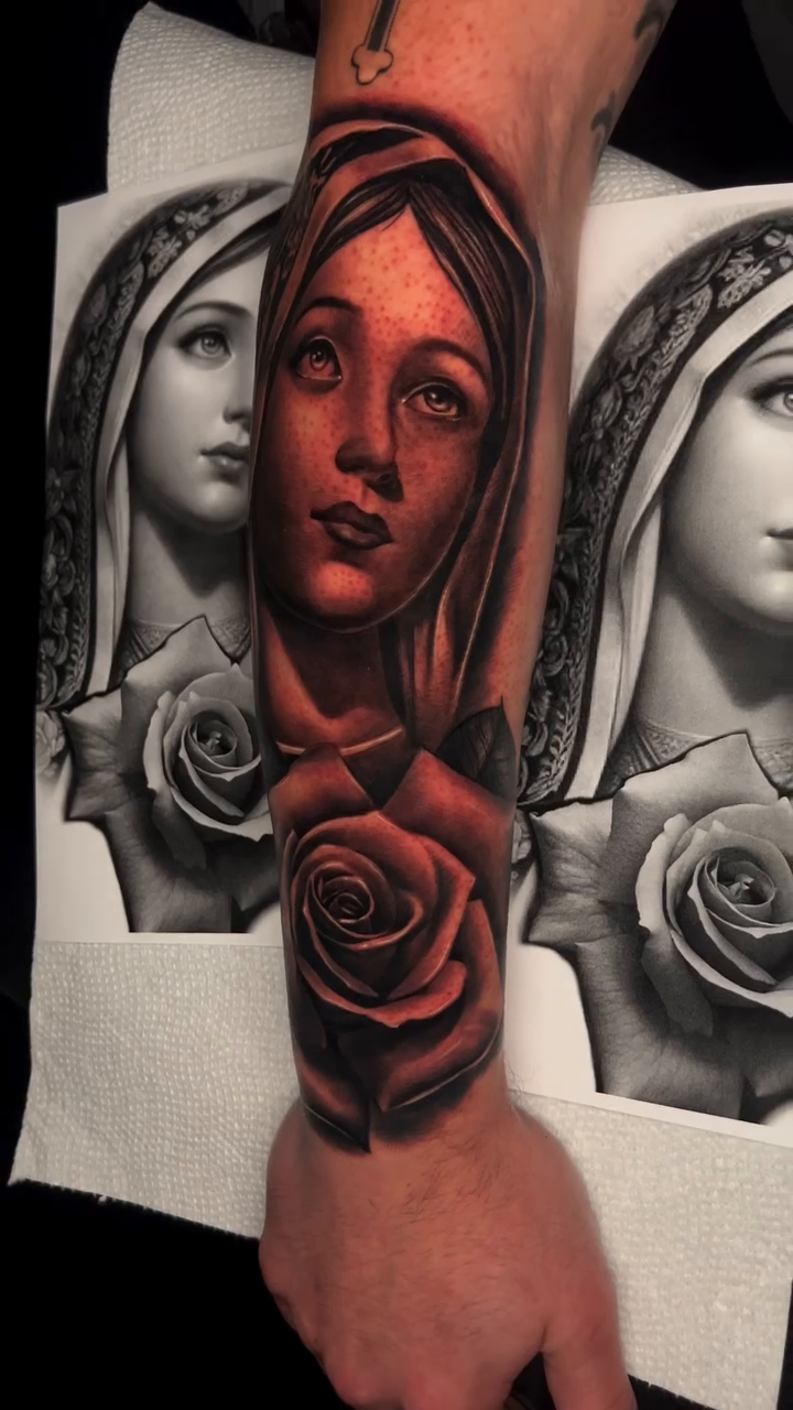 Tattoo by @nickcordovatattoos — realism, black_and_grey