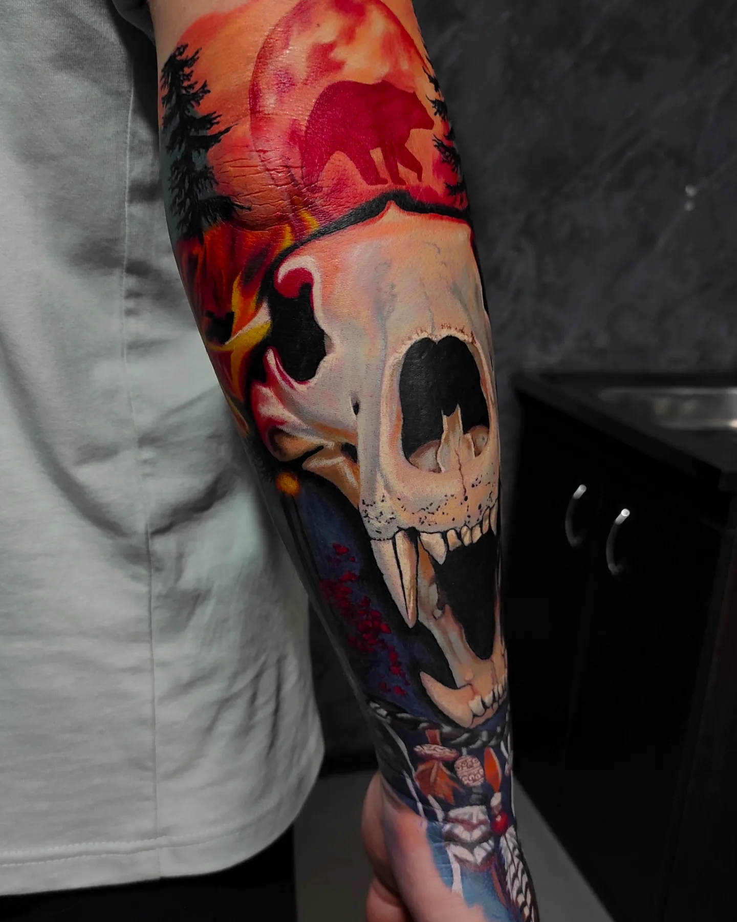 Tattoo by @vladimirlutaev — realism, watercolor