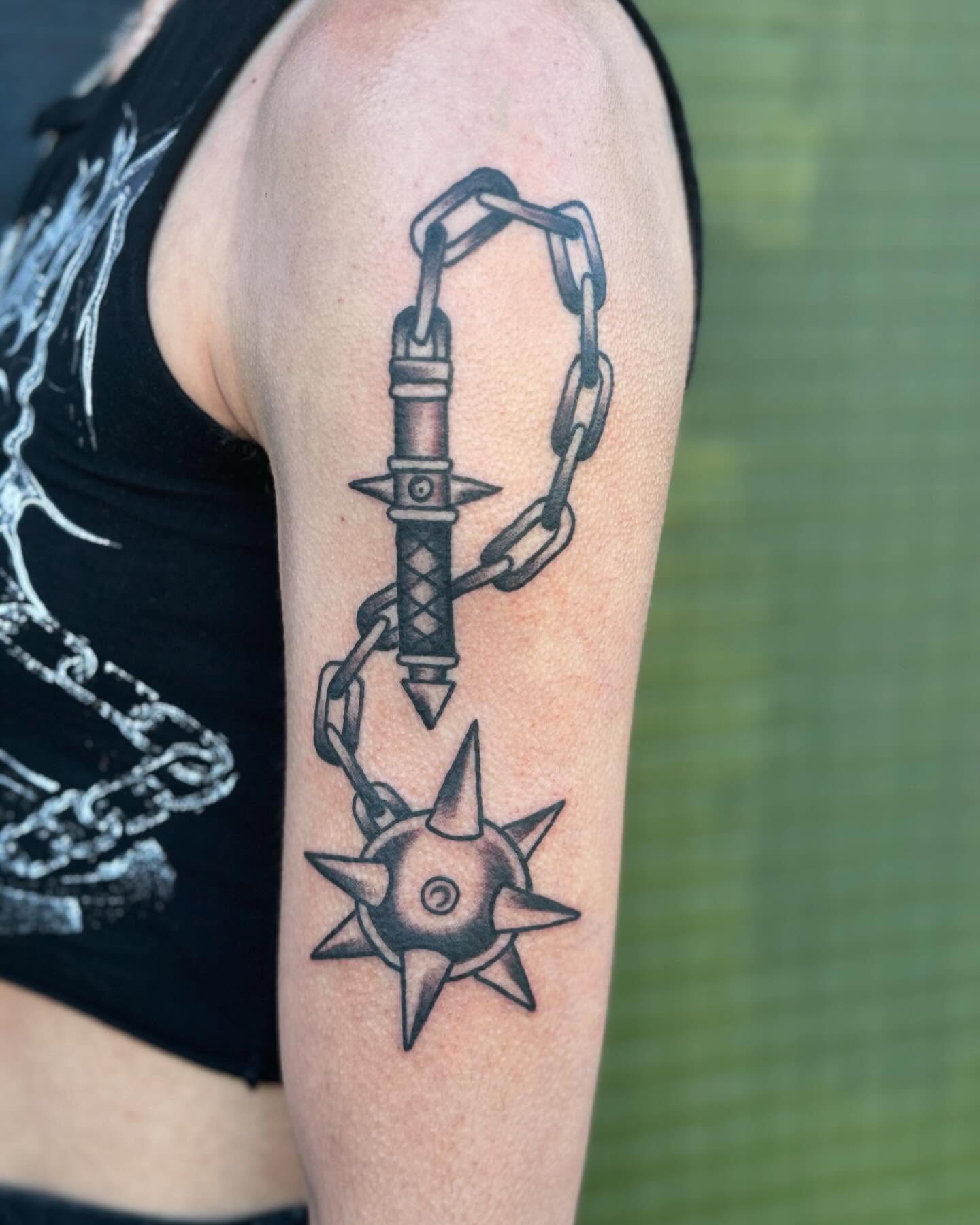 Tattoo by @jeffgrahamtattoo β black_and_grey