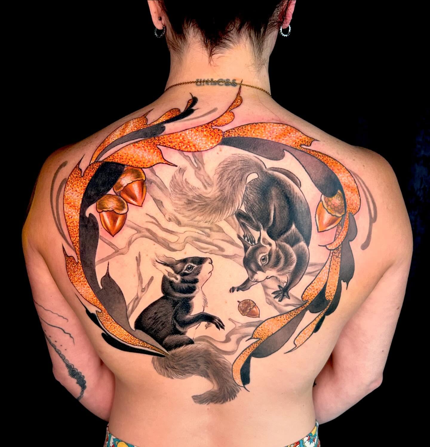 Tattoo by @le_babs — realism, dotwork