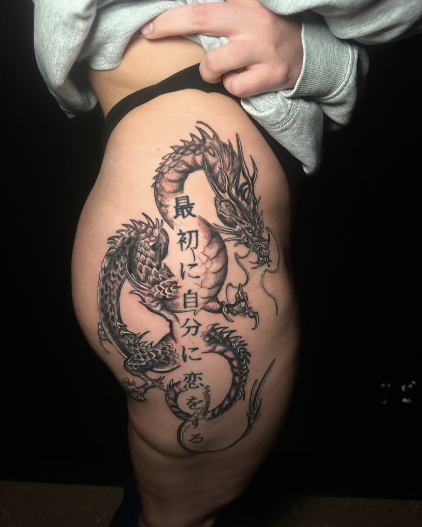 Tattoo by @hectorag_tattoo — black_and_grey