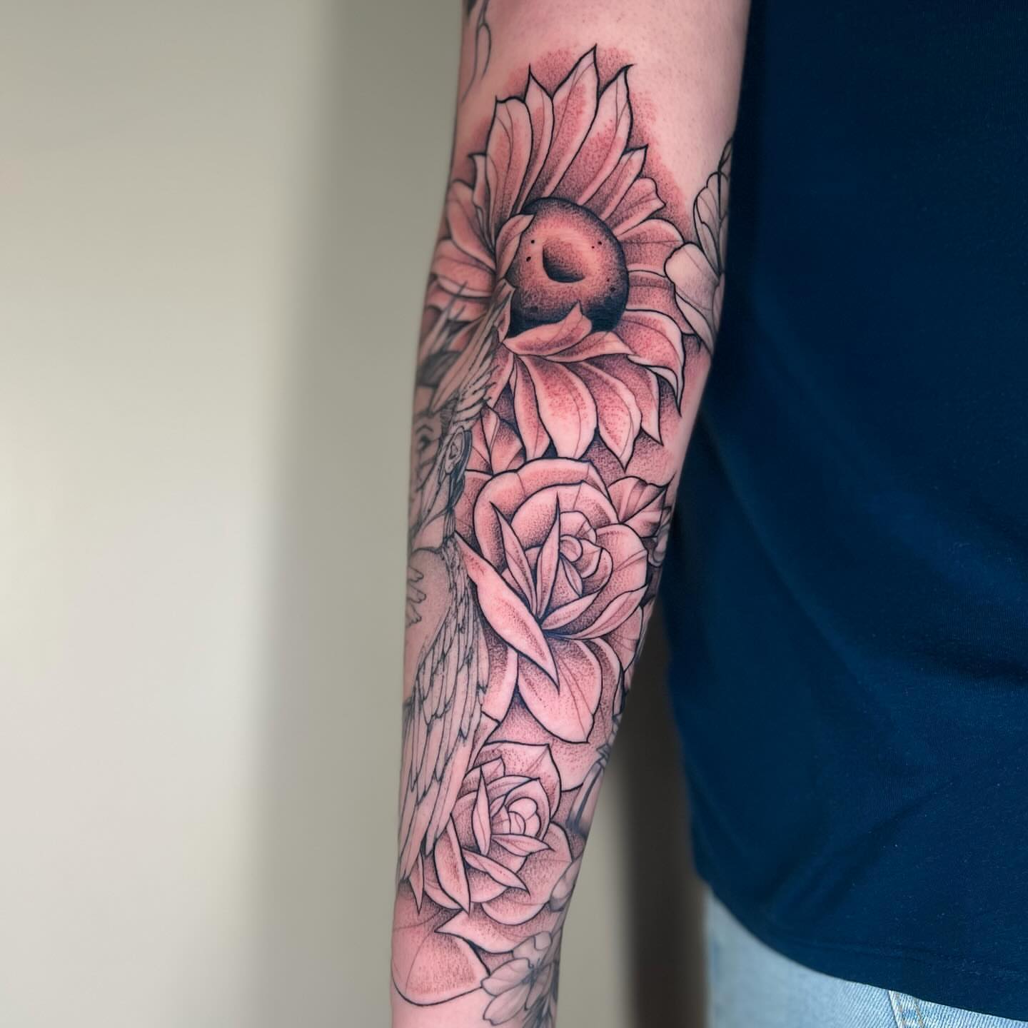 Tattoo by @moemoetattoos — dotwork, realism