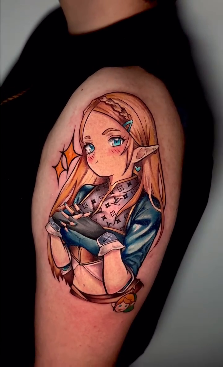 Tattoo by @solrugama — anime