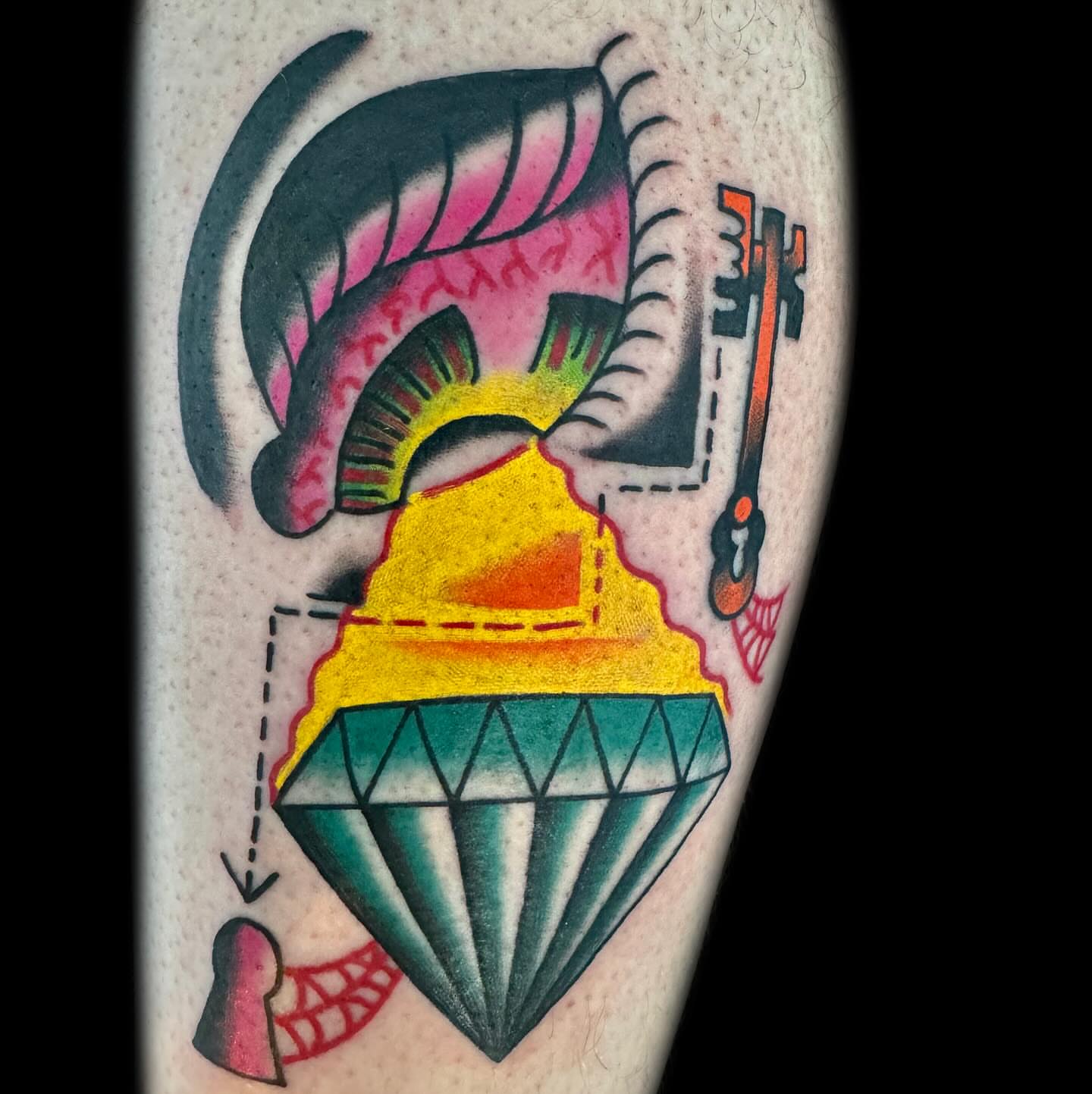 Tattoo by @chrisstuckertattoos — american_traditional