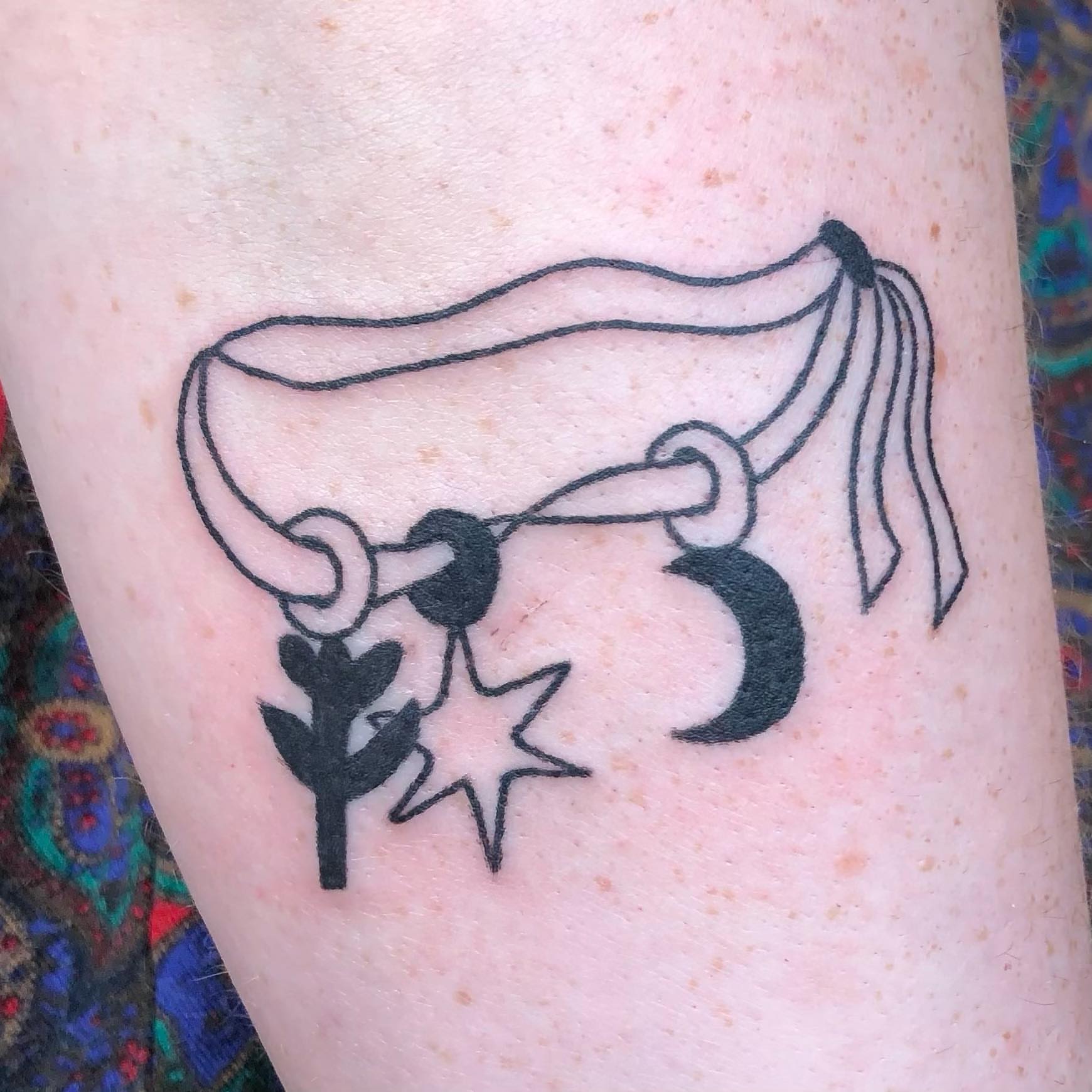Tattoo by @hocuspokus_ — minimalist, geometric