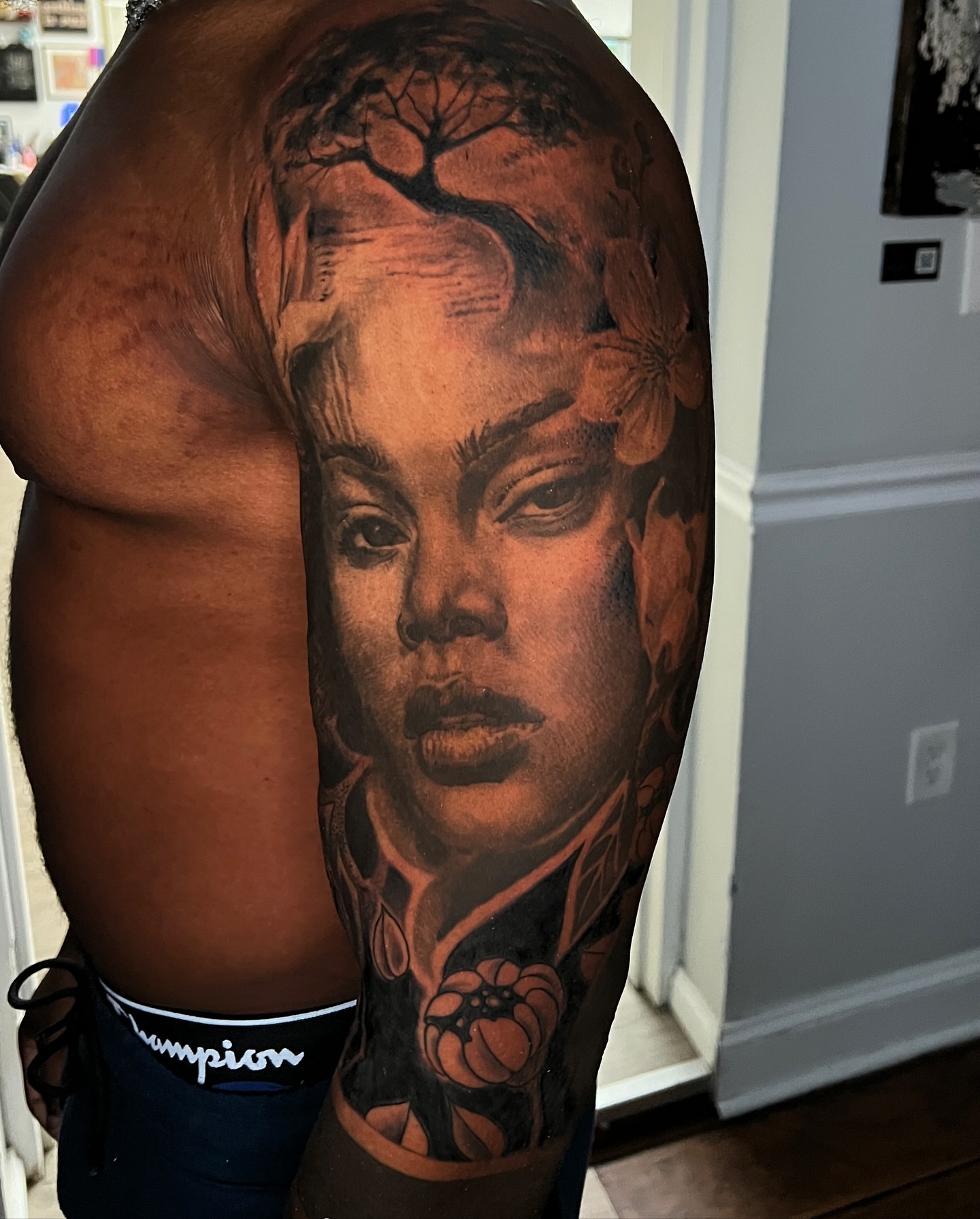 Tattoo by @joedejoya — realism, black_and_grey