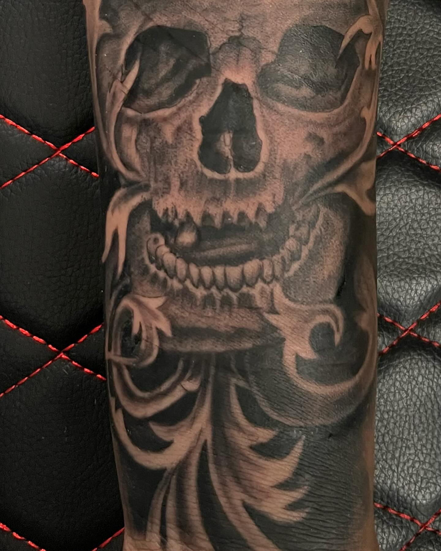 Tattoo by @alvinlouceltattooer — black_and_grey, realism