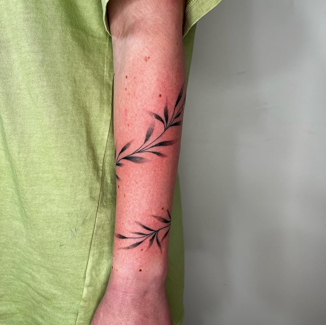 Tattoo by @tattoos.stephanie — fine_line, black_and_grey