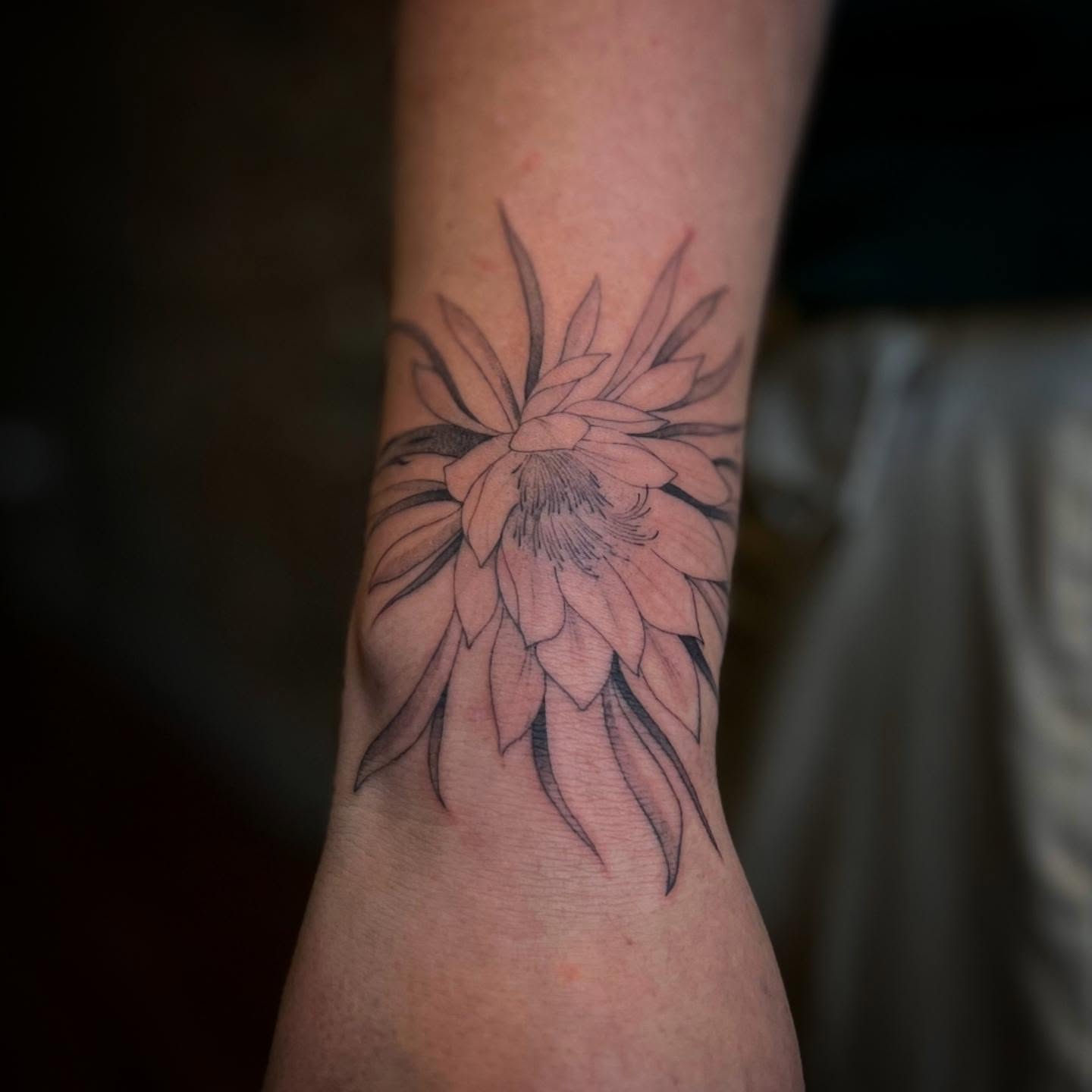 Tattoo by @cupidnegra — black_and_grey