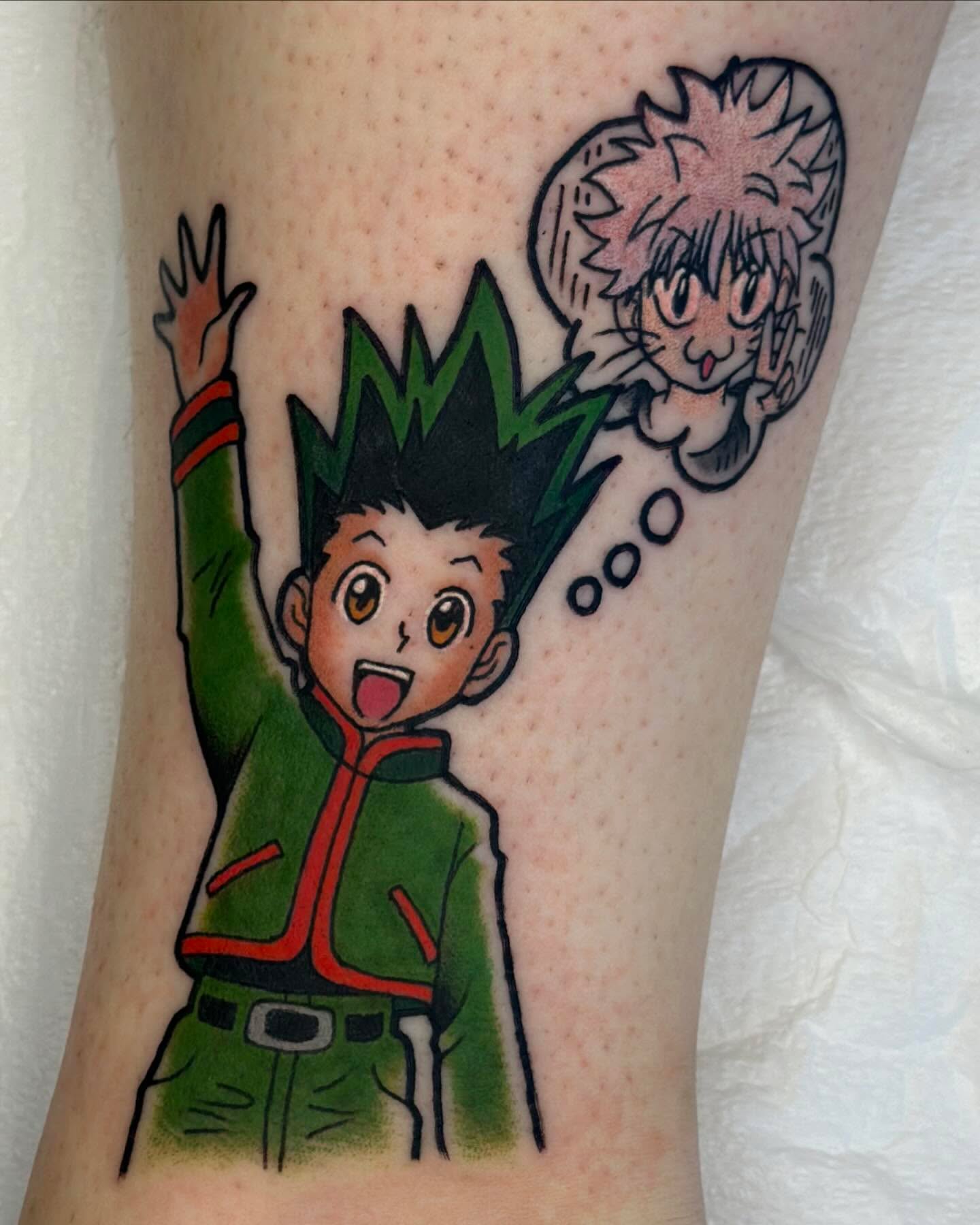 Hunter x Hunter characters anime tattoo on the forearm by ♥ Brynn Allyn ♥