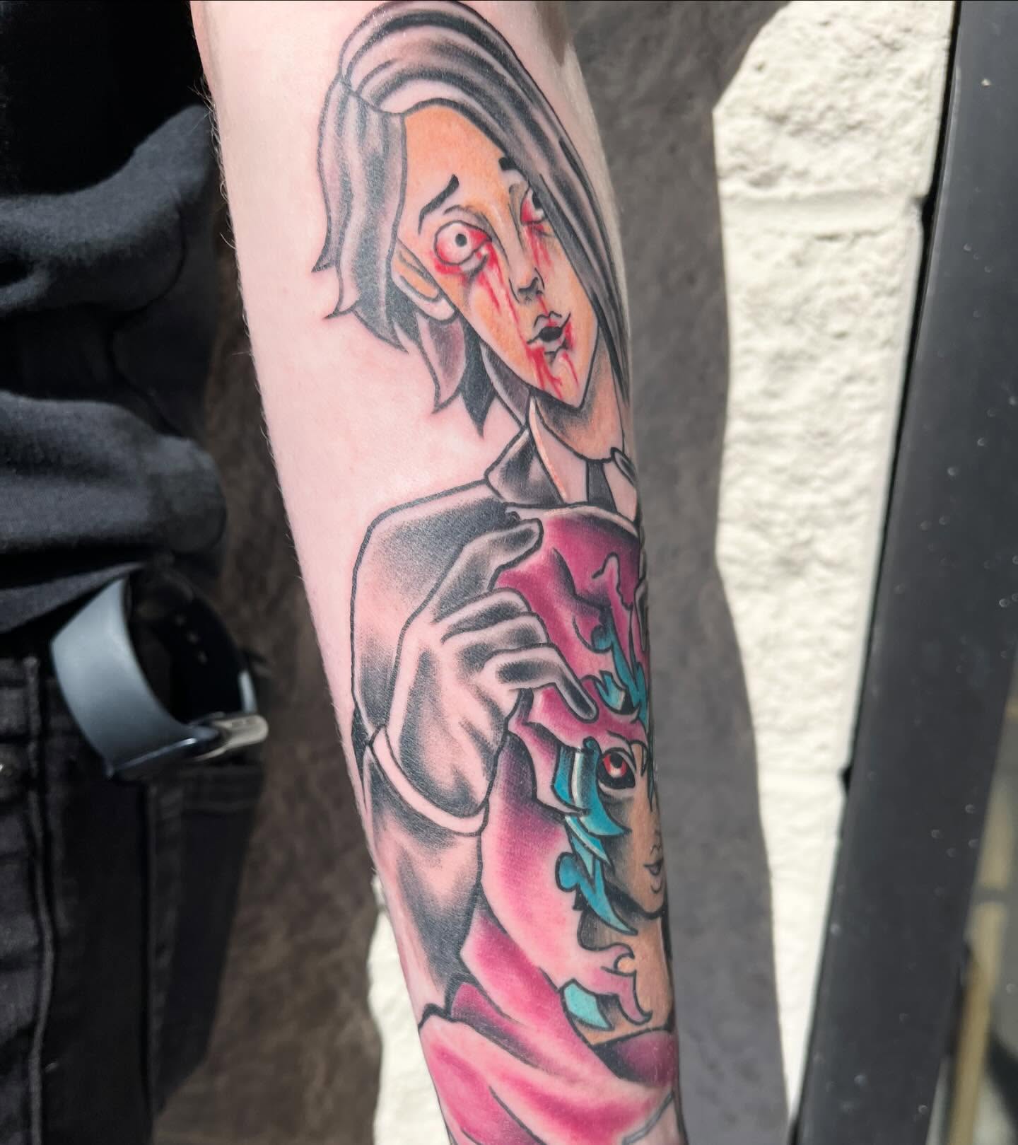 Tattoo by @nikkonyce — anime
