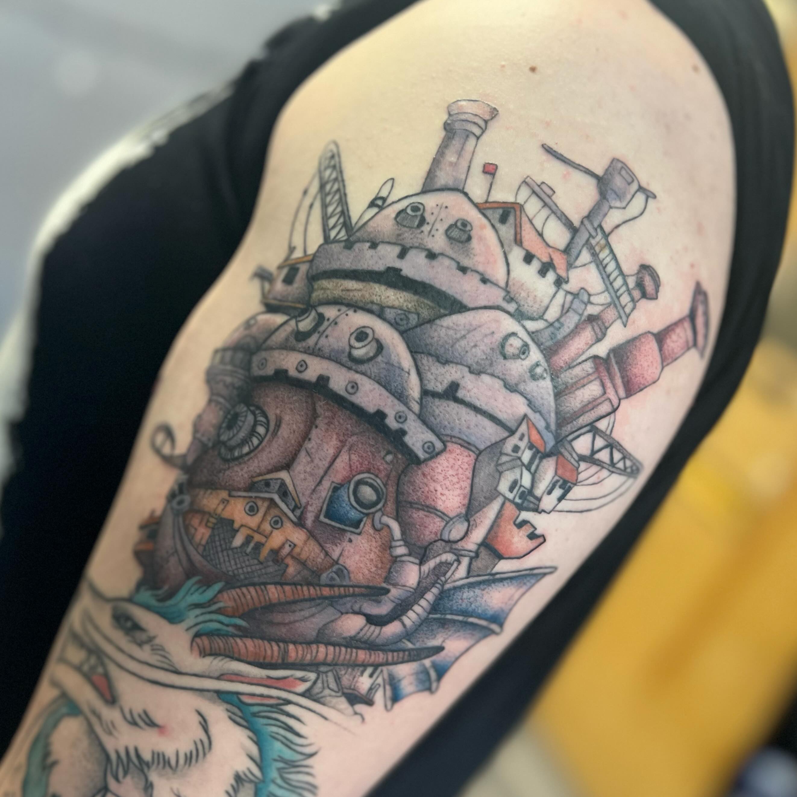 Tattoo by @moemoetattoos — dotwork, realism