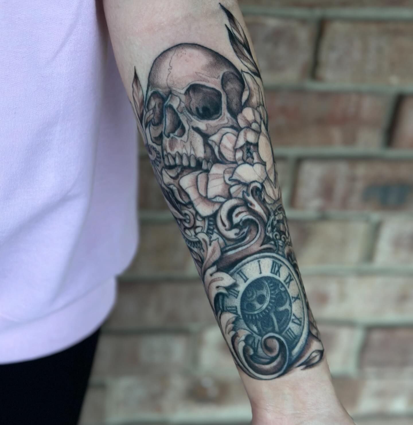 Tattoo by @boo_tomahawk — black_and_grey, realism