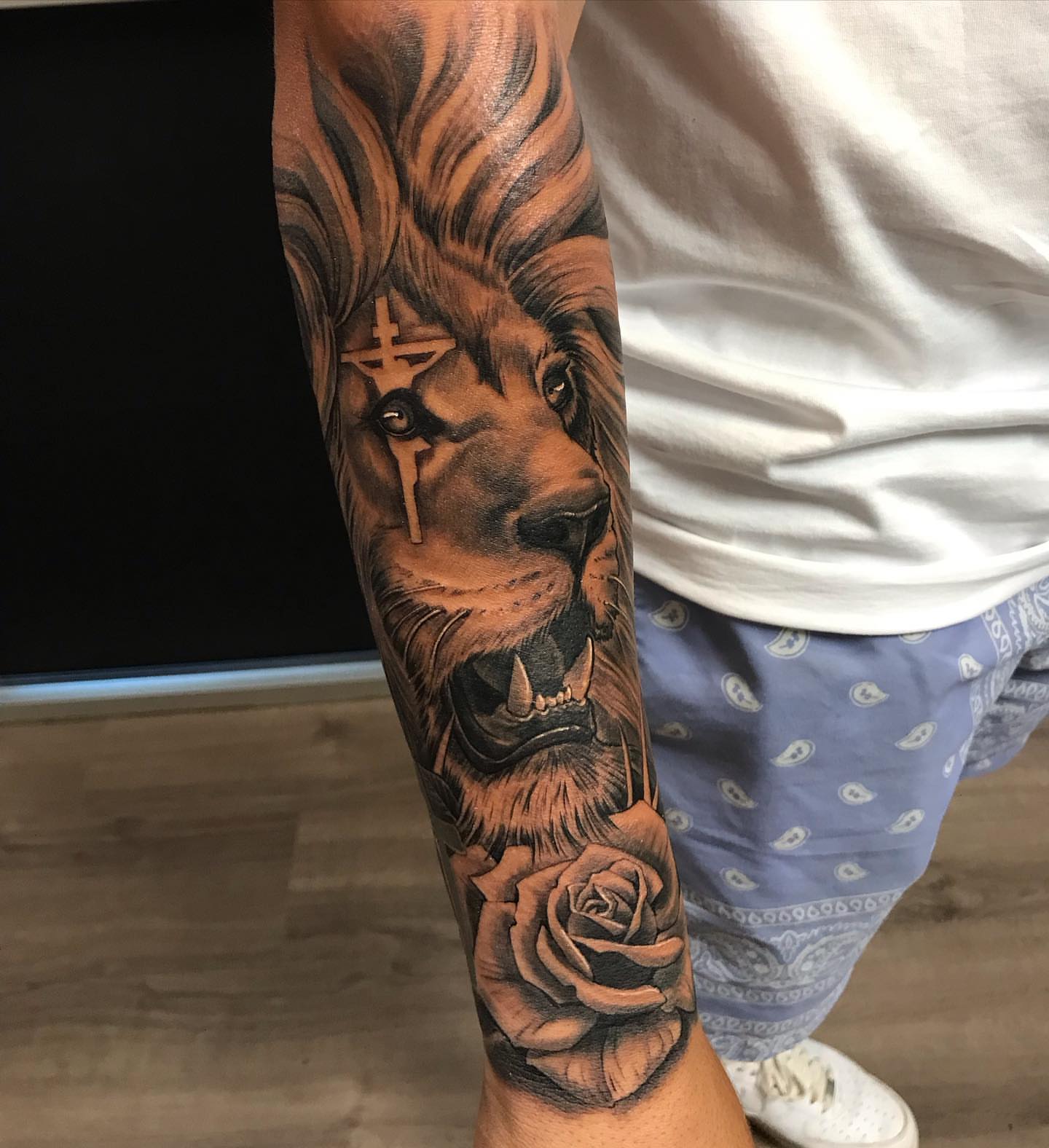 Tattoo by @rickrayne — realism, black_and_grey