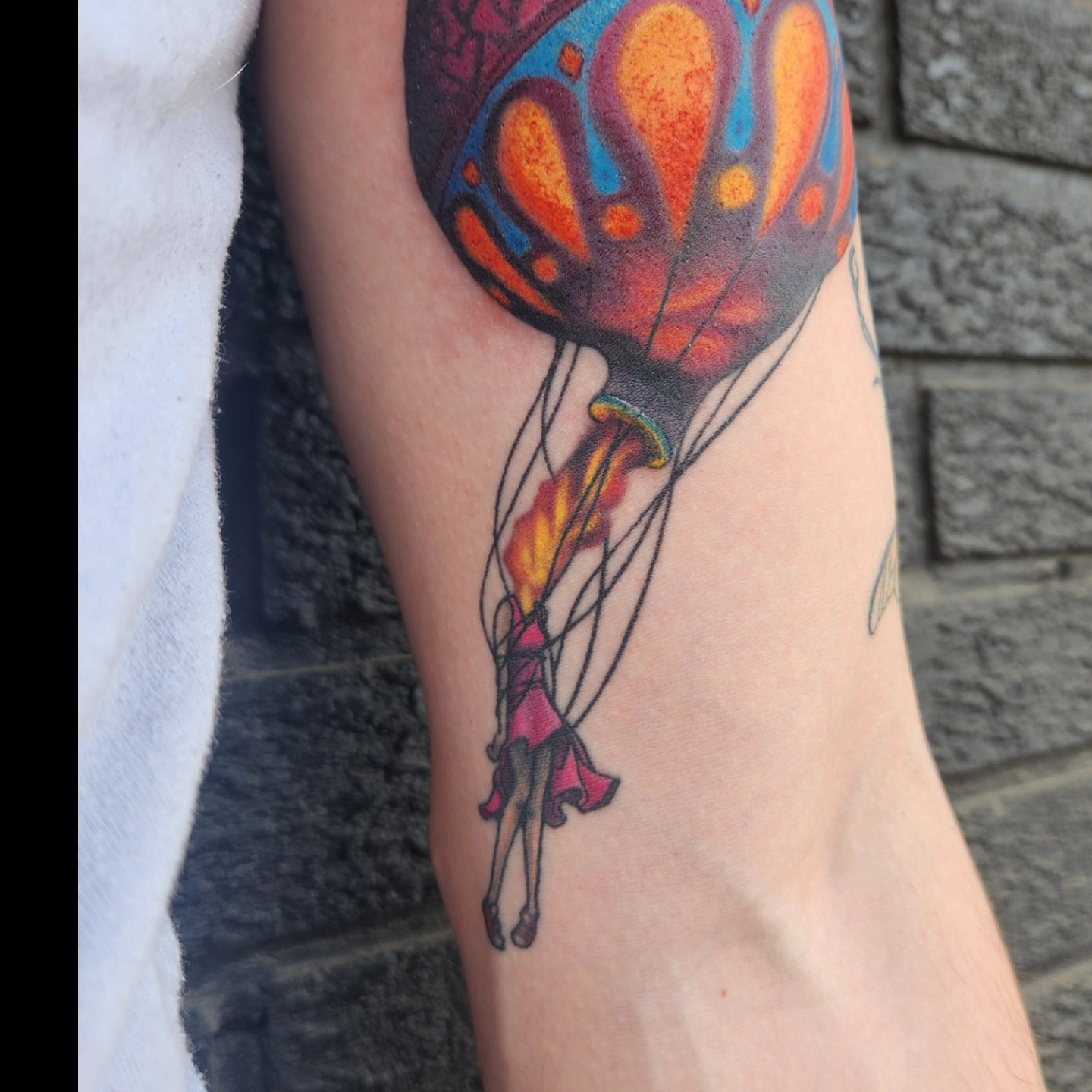 Tattoo by @lil_bunny_bab — dotwork, realism