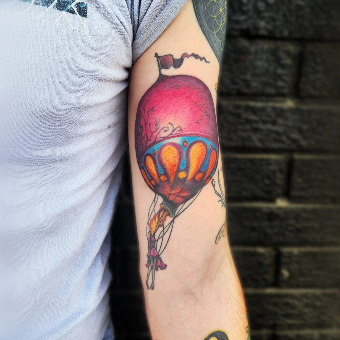 Tattoo by @lil_bunny_bab — dotwork, realism