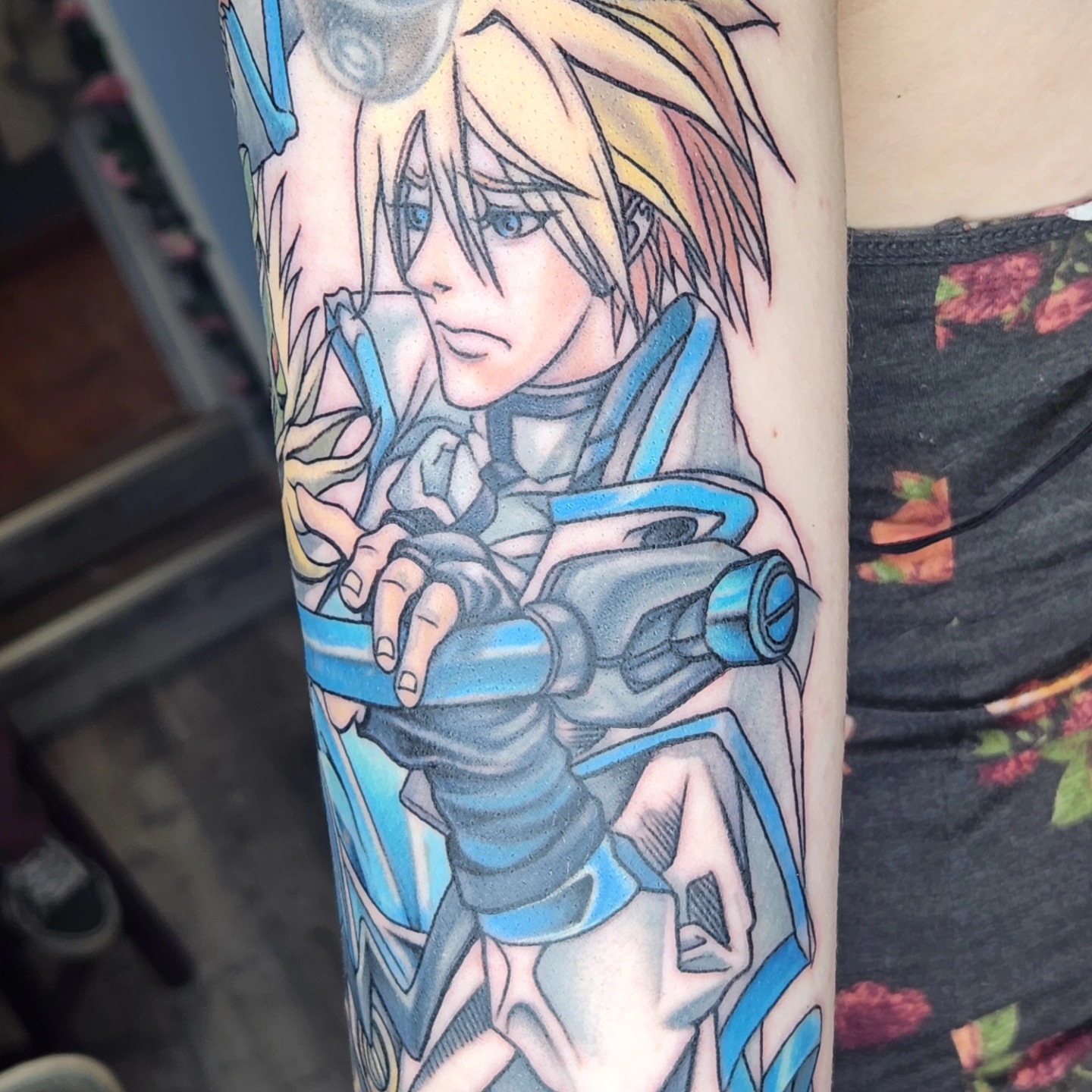 Tattoo by @lil_bunny_bab — anime