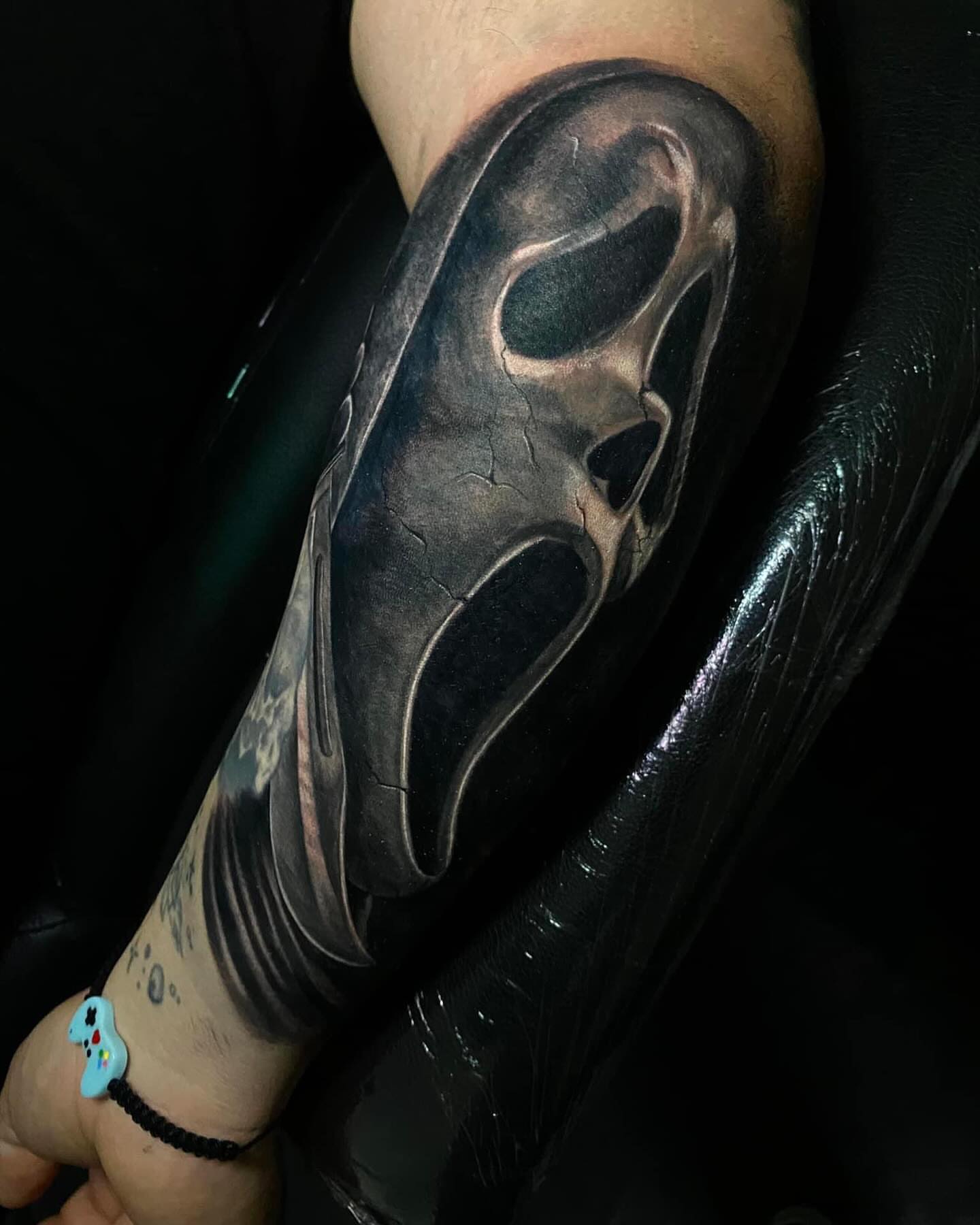 Tattoo by @aifos_arts94 — black_and_grey, realism