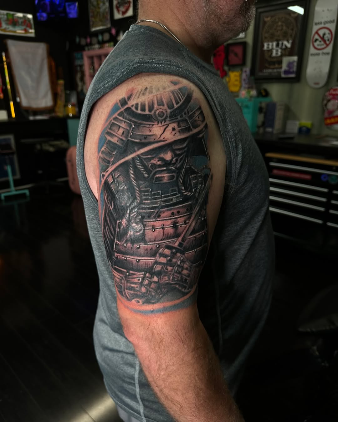 Tattoo by @blasttattooing — realism, black_and_grey