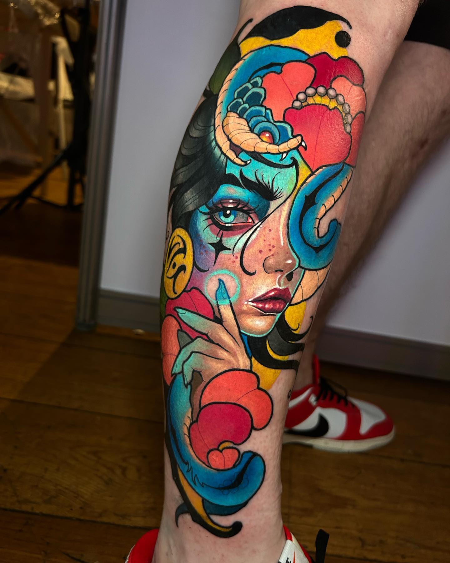 Tattoo by @teamrockettattoo — new_school, illustrative