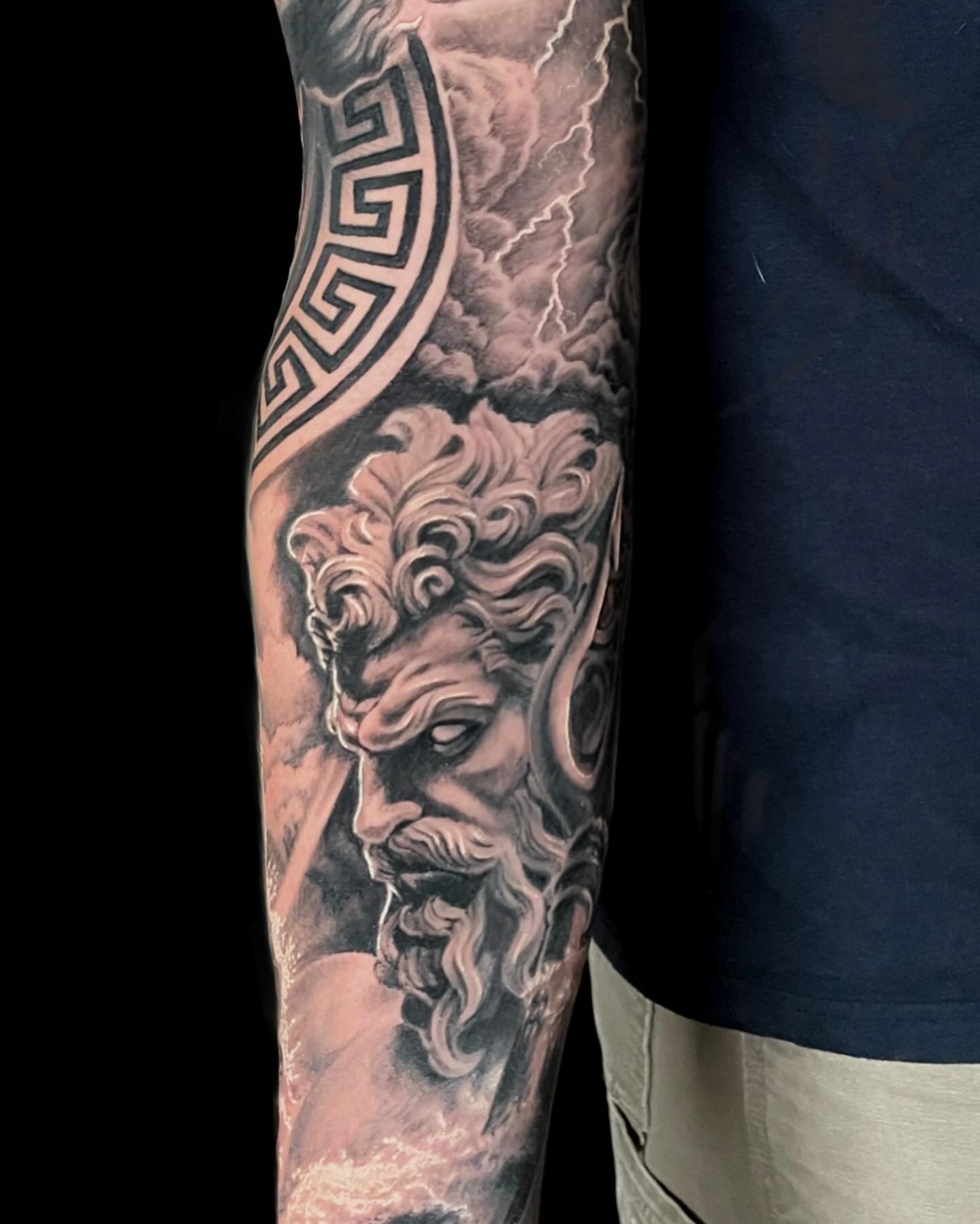 Tattoo by @jaredtattoo — black_and_grey, realism