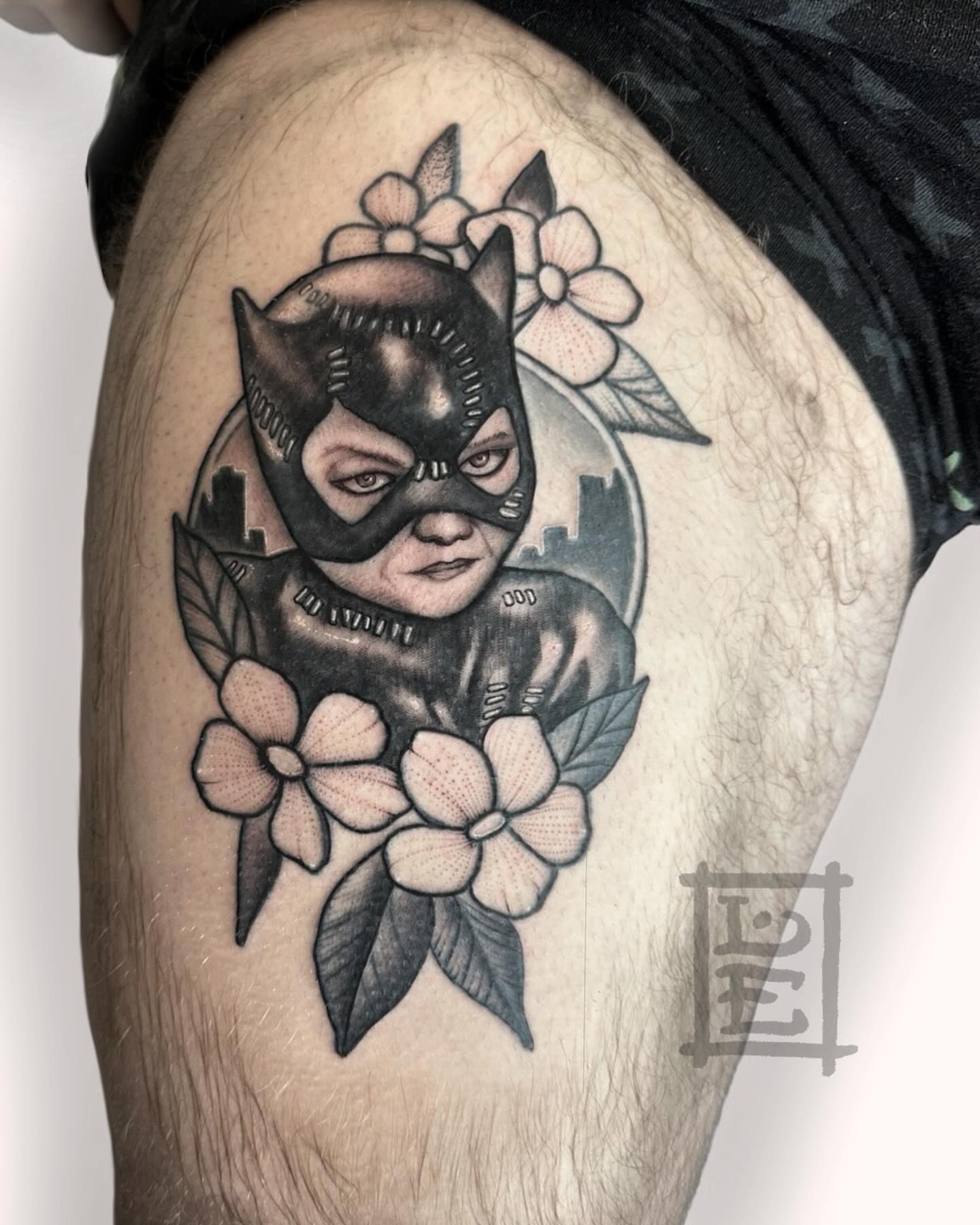 Tattoo by @feraleyes — black_and_grey