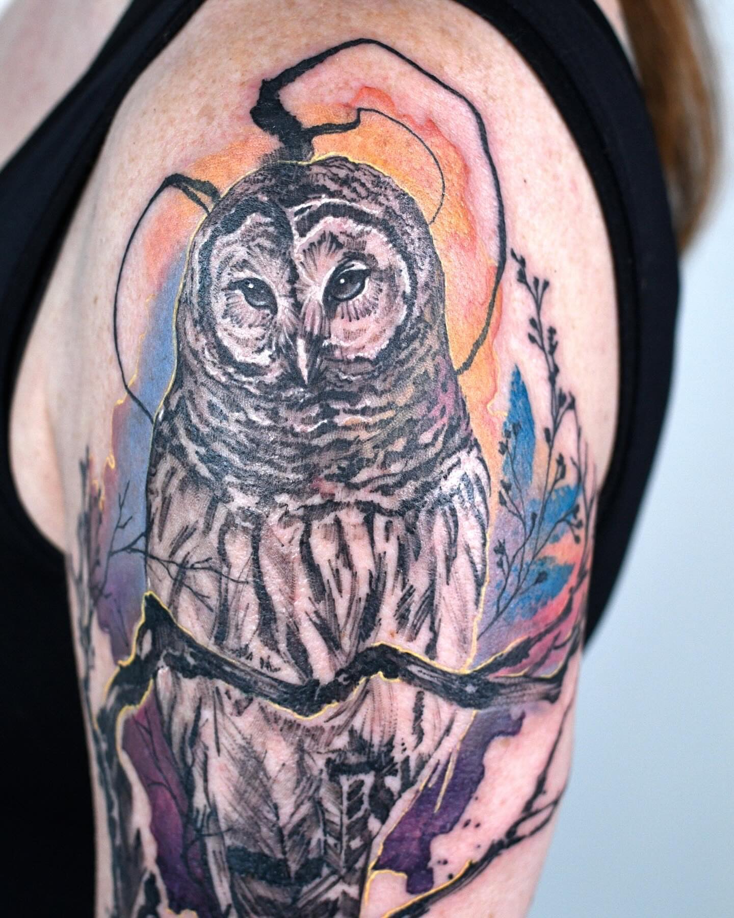 Tattoo by @emmagracetattoo — watercolor, realism