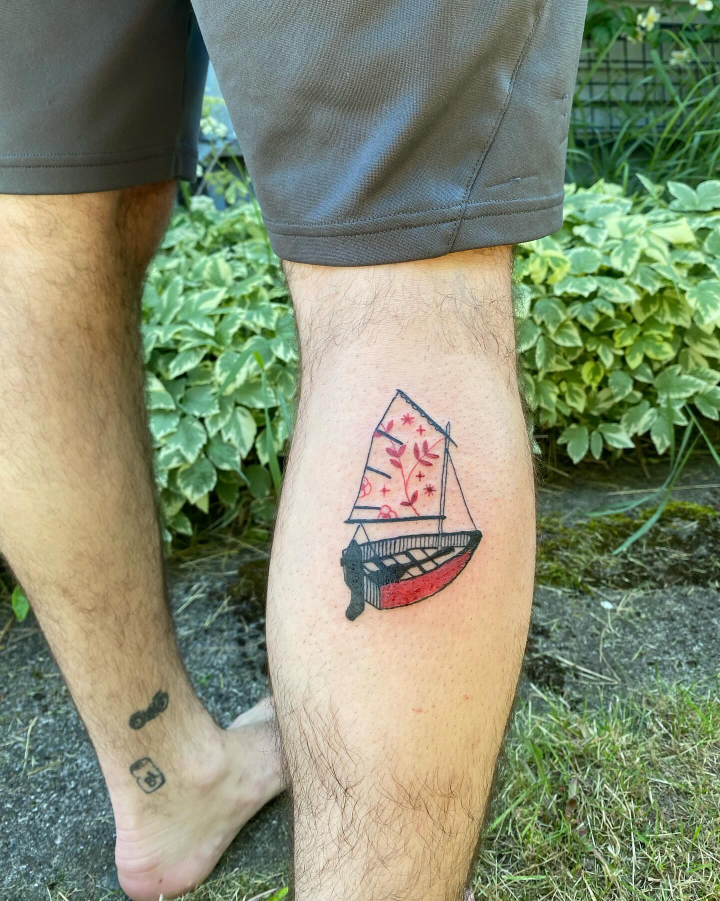 Tattoo by @littleblackdogtattoo — dotwork
