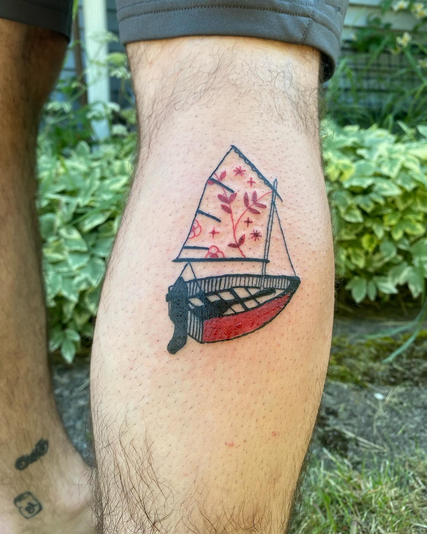 Tattoo by @littleblackdogtattoo — dotwork