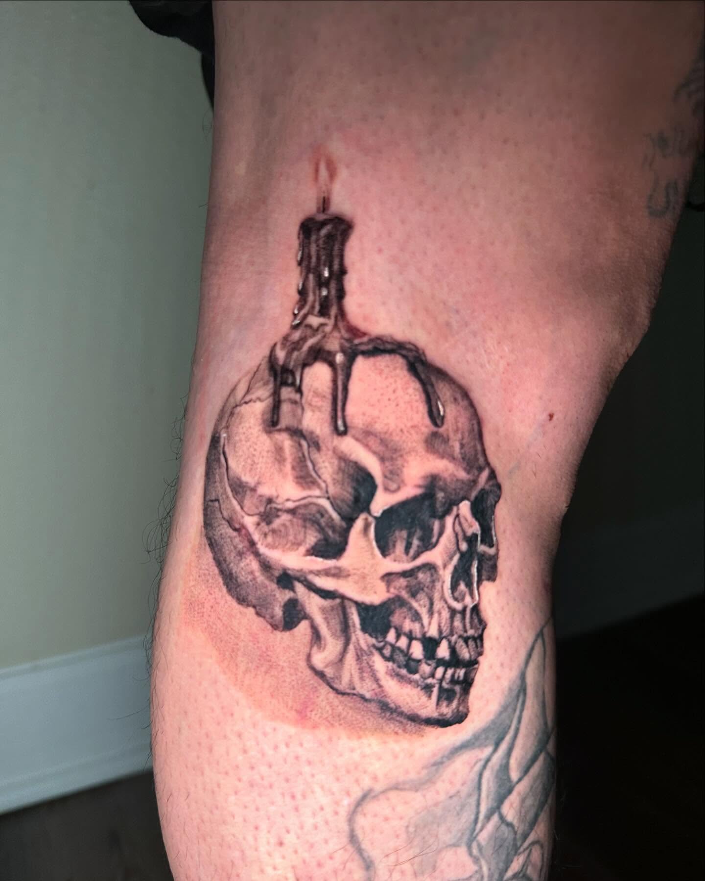 Tattoo by @beccactattoos — realism, dark_realism