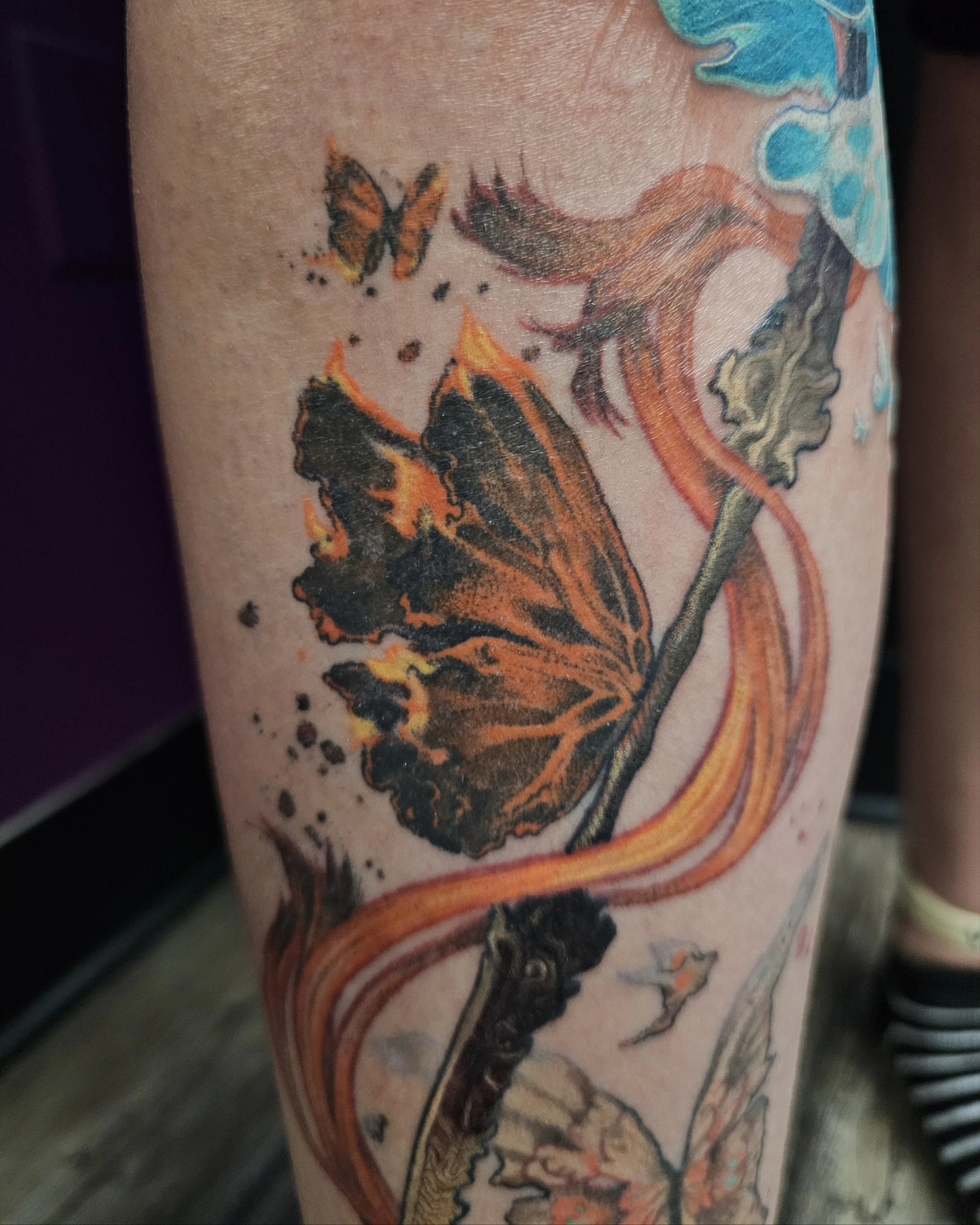 Tattoo by @tatoutofhell โ dotwork