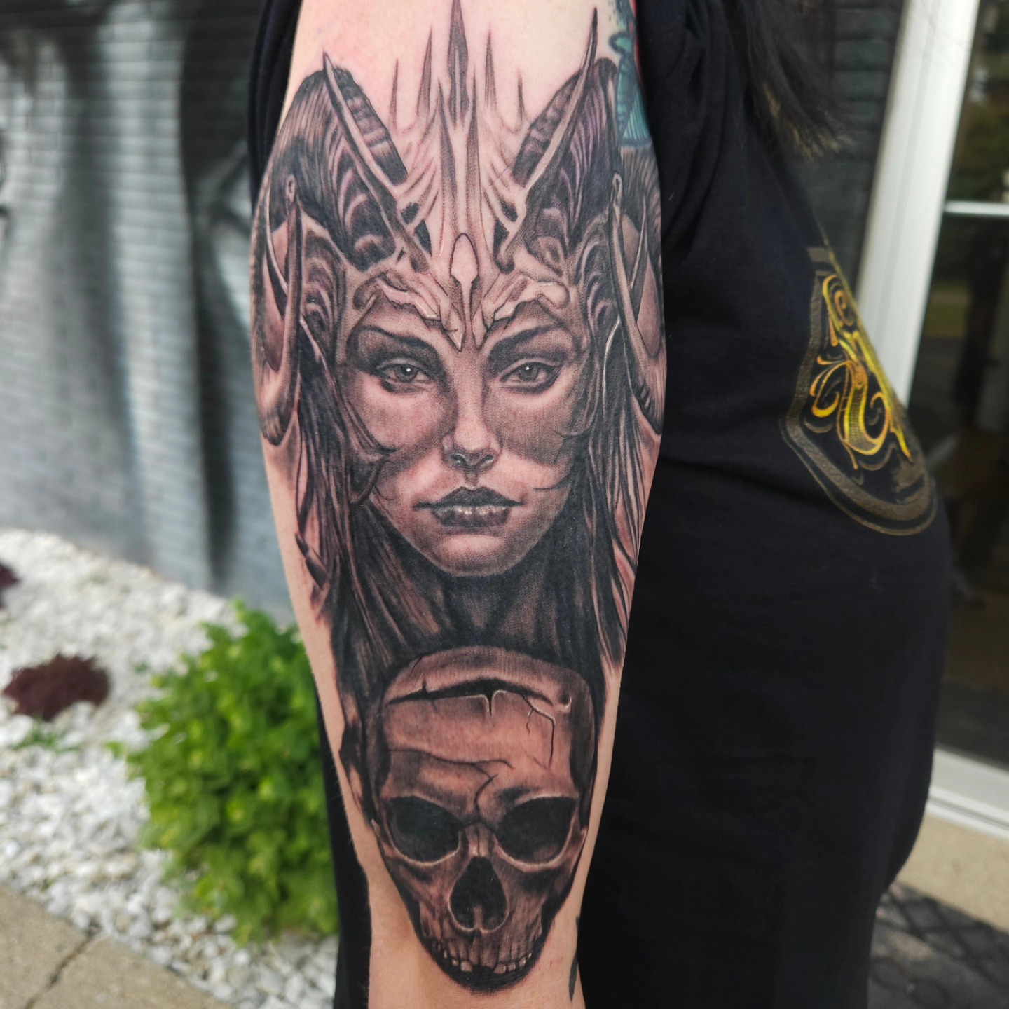 Tattoo by @mitchprestontattoos — realism, dark_realism