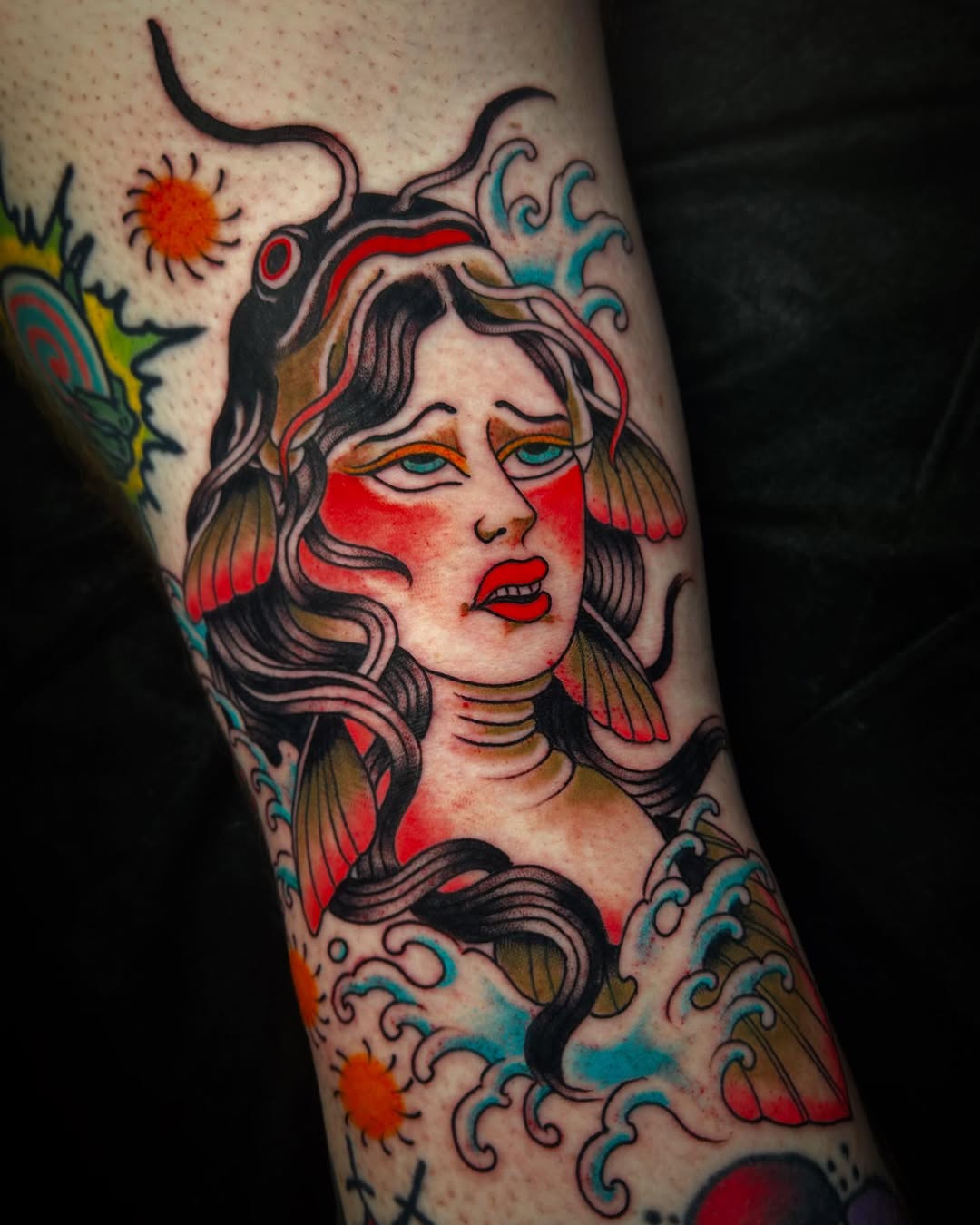 Tattoo by @katie.tattoos β american_traditional, neo_traditional