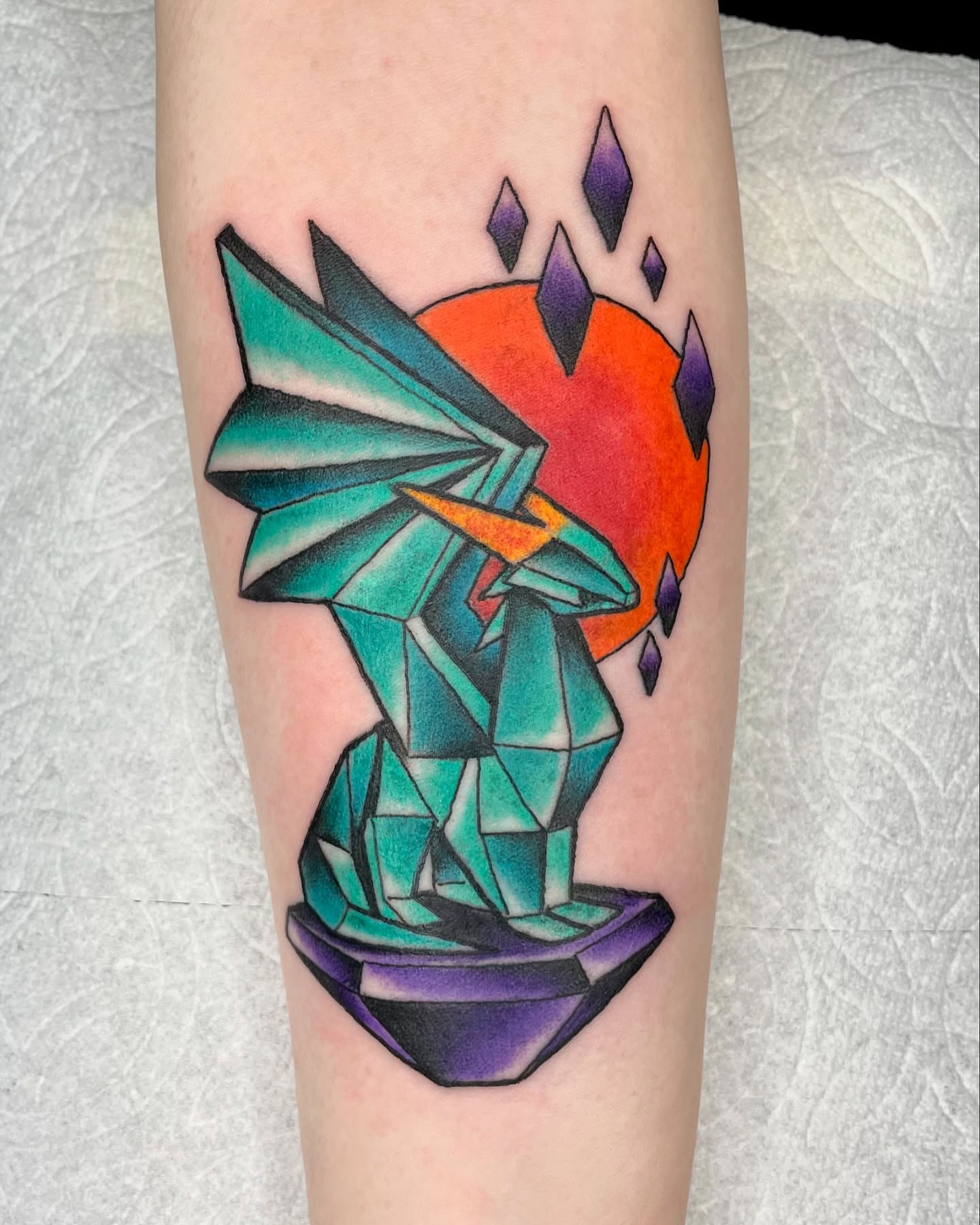 Tattoo by @davidwachndi — geometric
