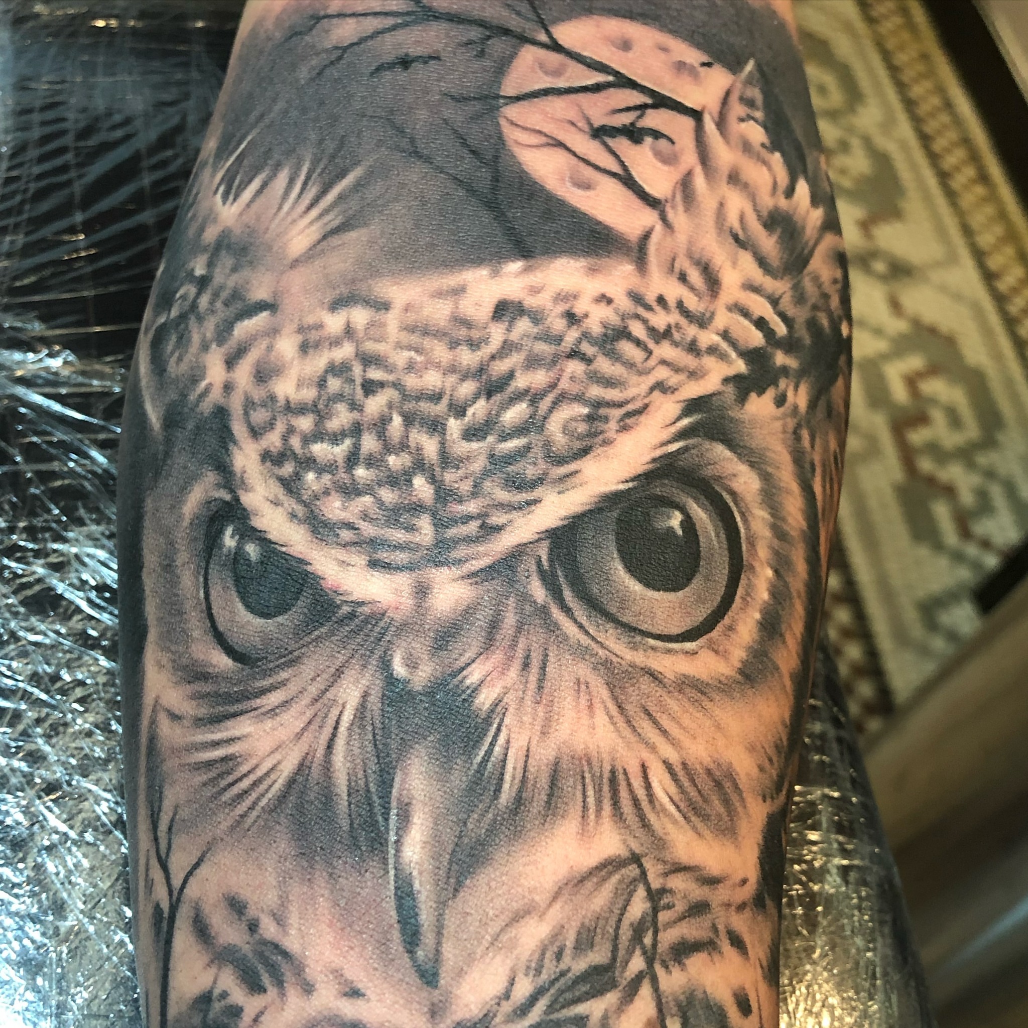 Tattoo by @omarrodrigueztattoo — realism, dotwork