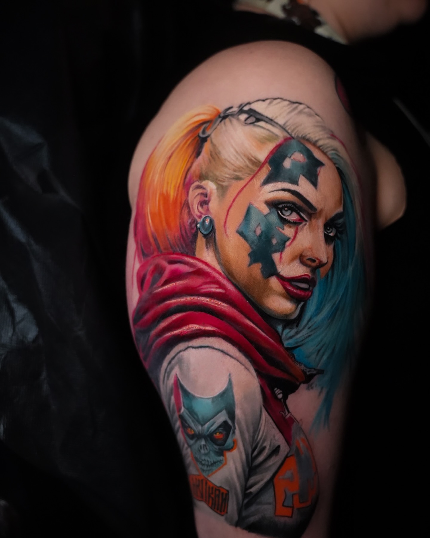 Tattoo by @rock_platinumkoi — realism, dotwork