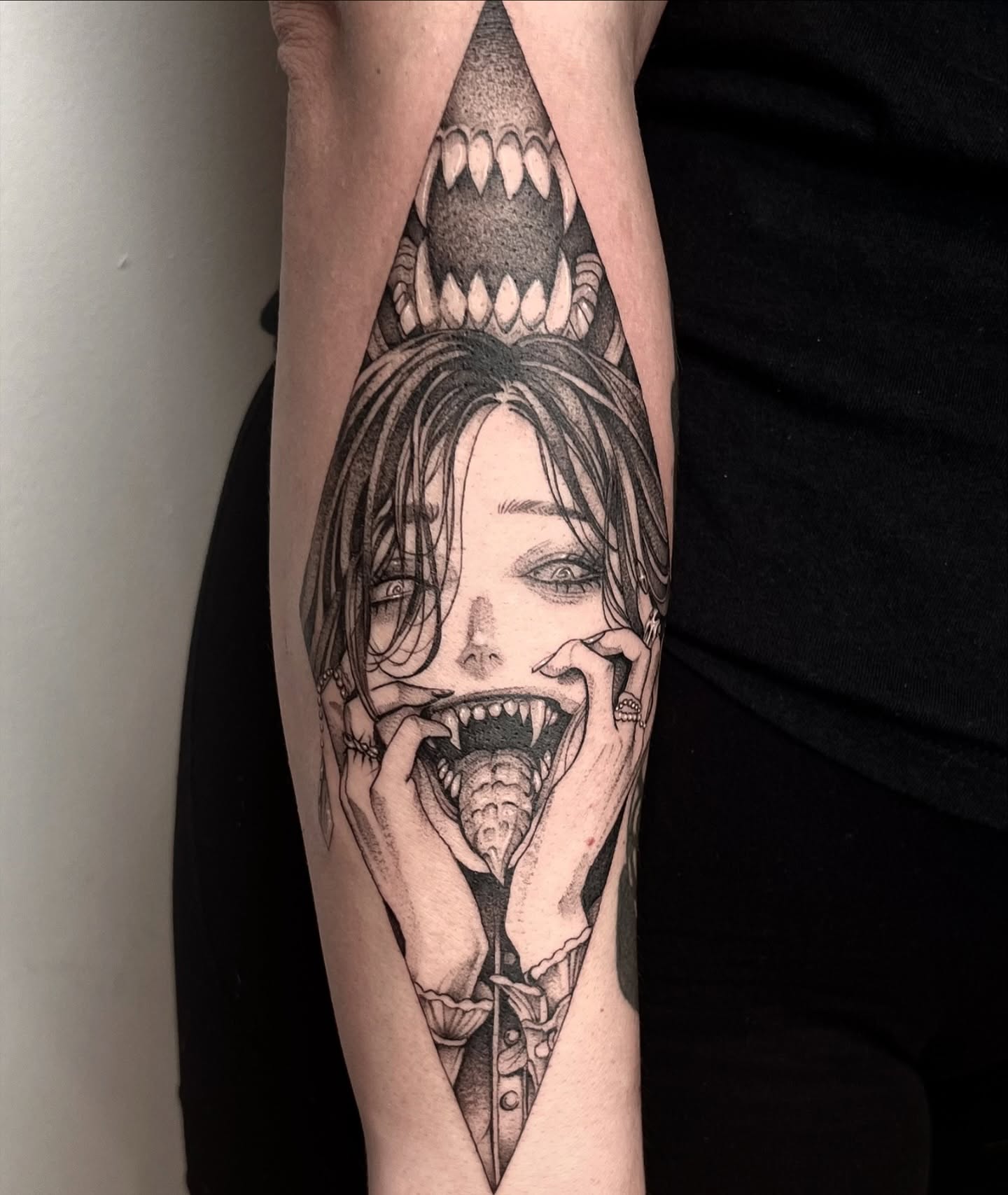 Tattoo by @turnipgirl_tattoo — black_and_grey, realism