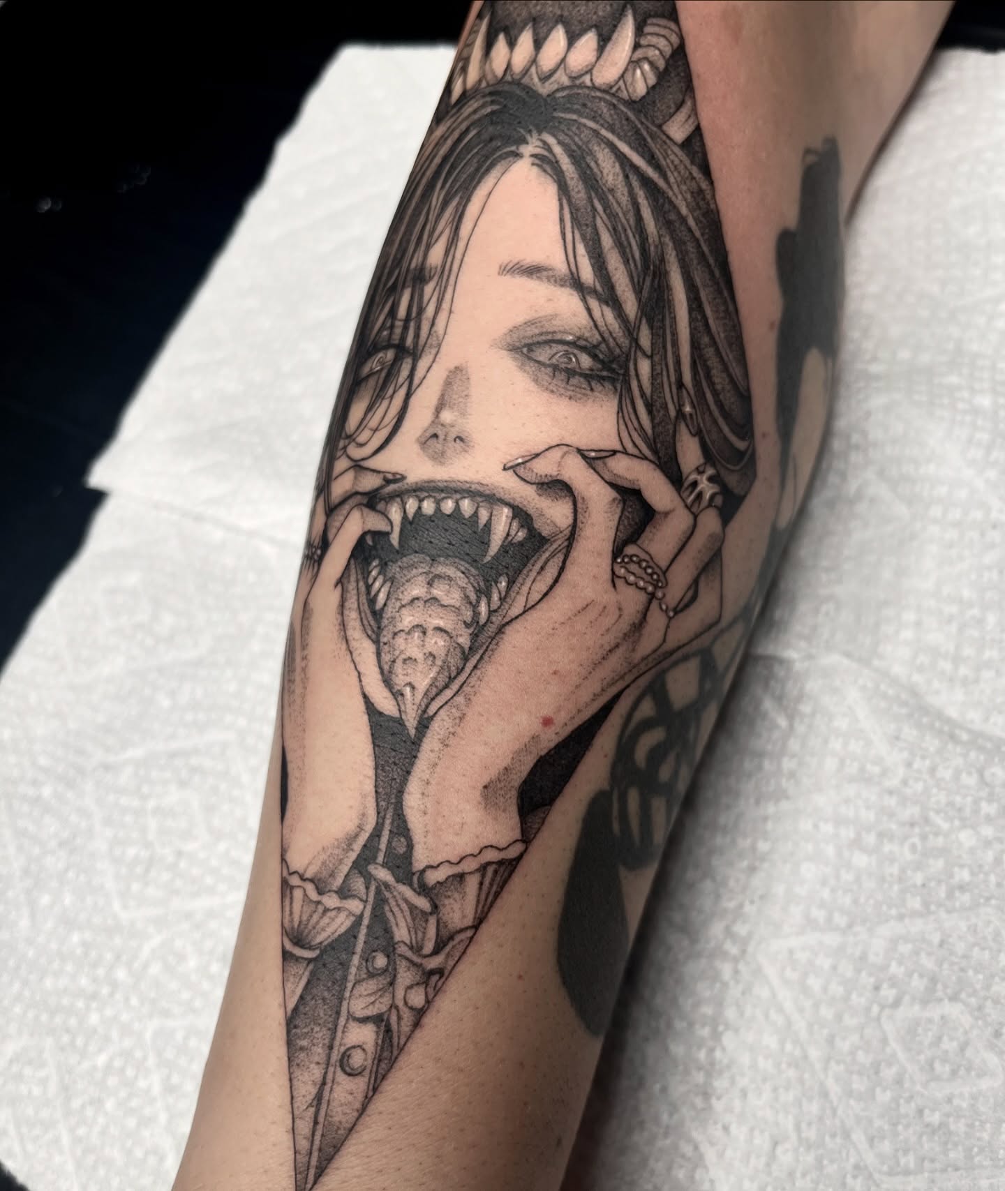 Tattoo by @turnipgirl_tattoo — realism, dark_realism