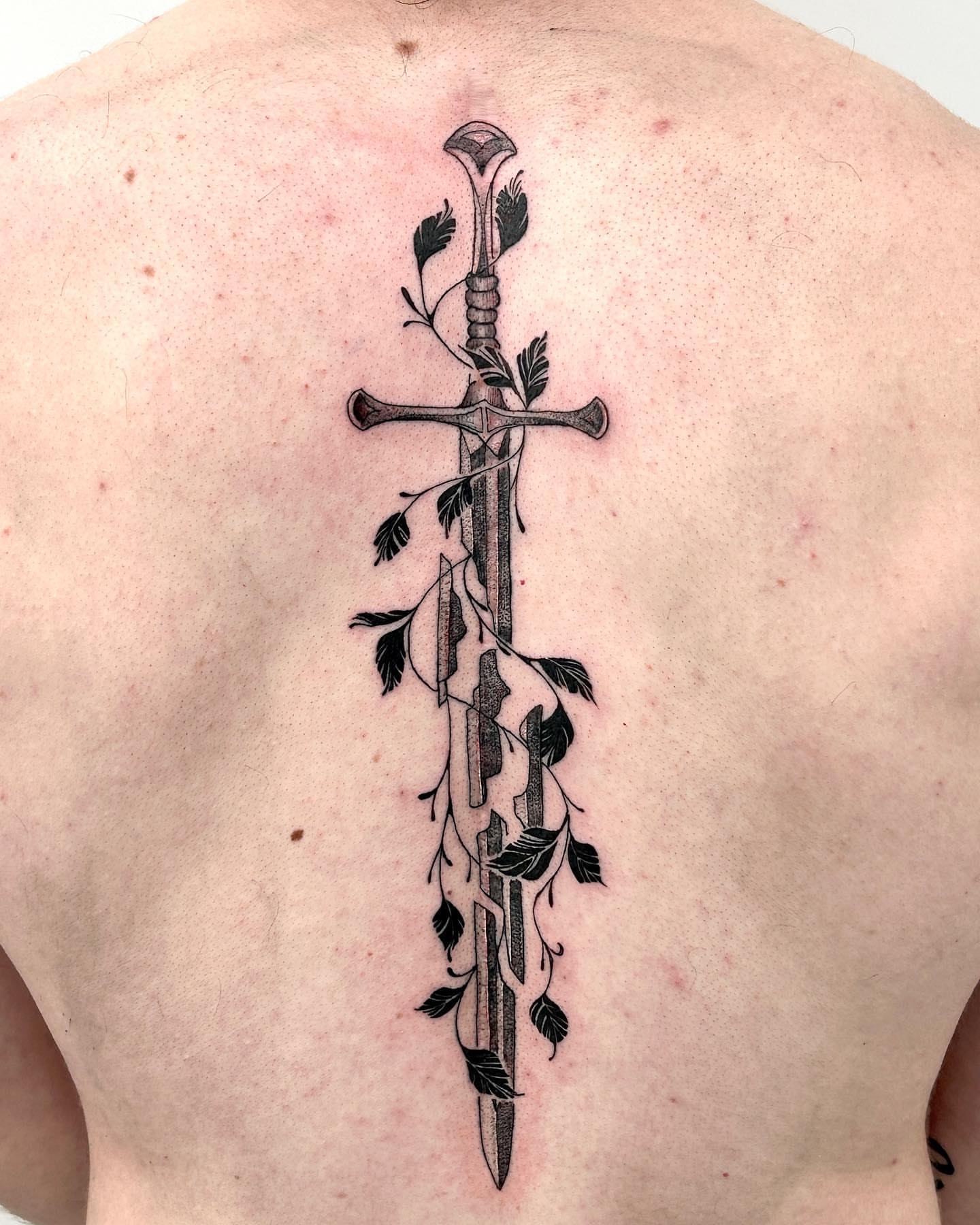 Tattoo by @notmarytattoos — black_and_grey