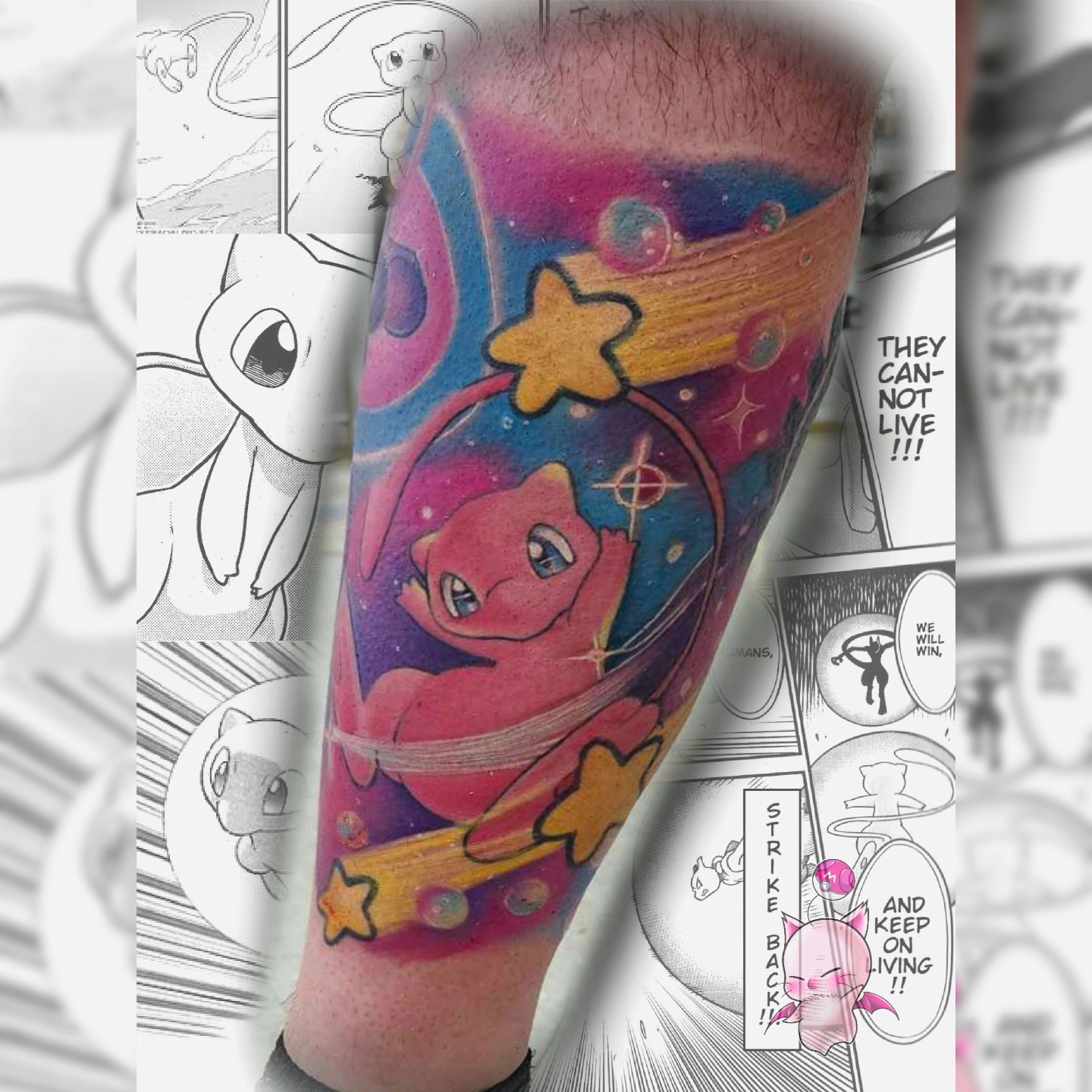 Charmander anime tattoo on the forearm by Diane Maya