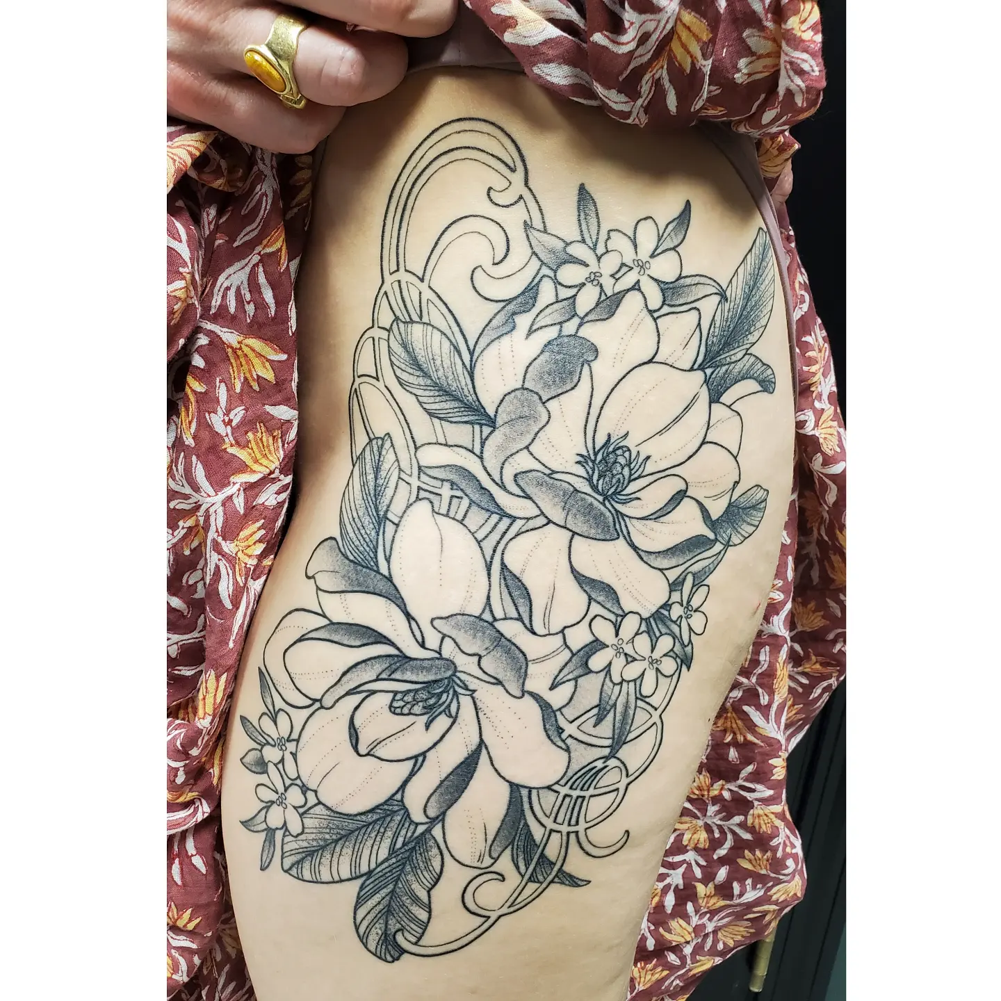 Tattoo by @katy_did_it — black_and_grey