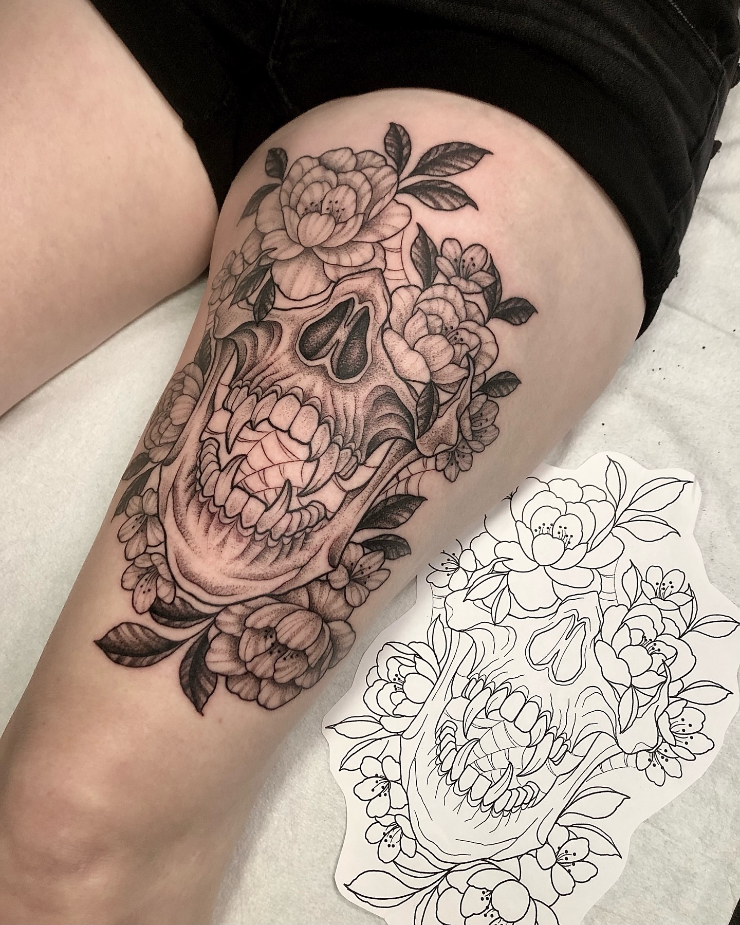 Tattoo by @jennietiesman β black_and_grey, realism