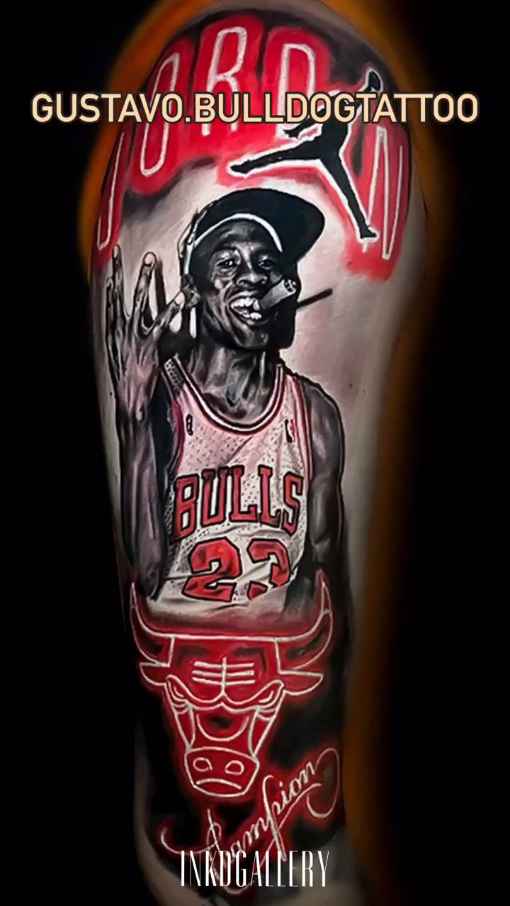 Tattoo by @gustavo.bulldogtattoo — realism, black_and_grey