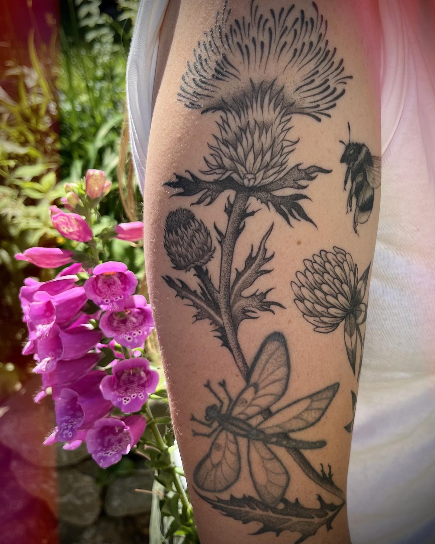 Tattoo by @rosie_coyote — black_and_grey, realism