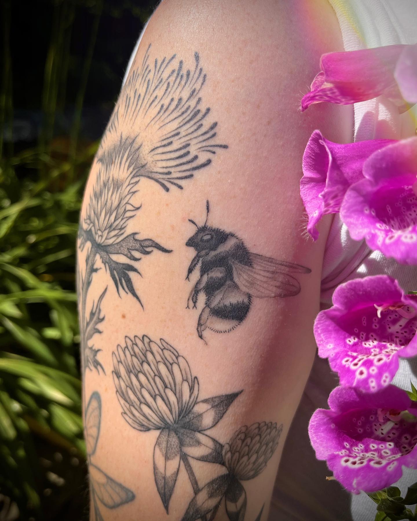 Tattoo by @rosie_coyote — black_and_grey