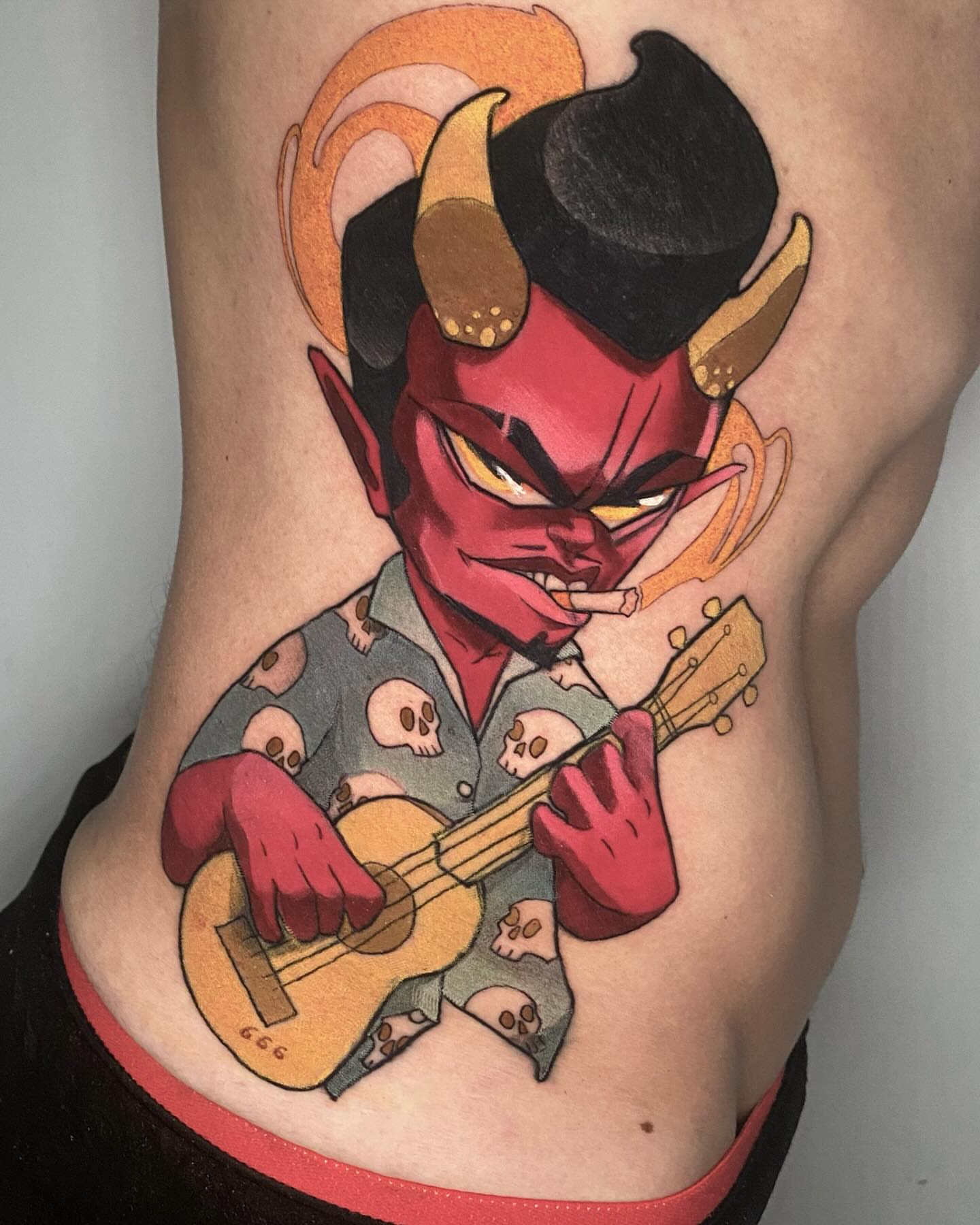 Tattoo by @suba_tattoo — illustrative, anime
